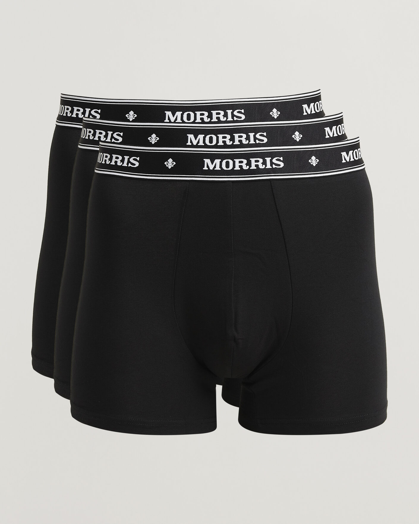 Hombres | Ropa interior y calcetines | Morris | Boxer Brief 3-Pack Black