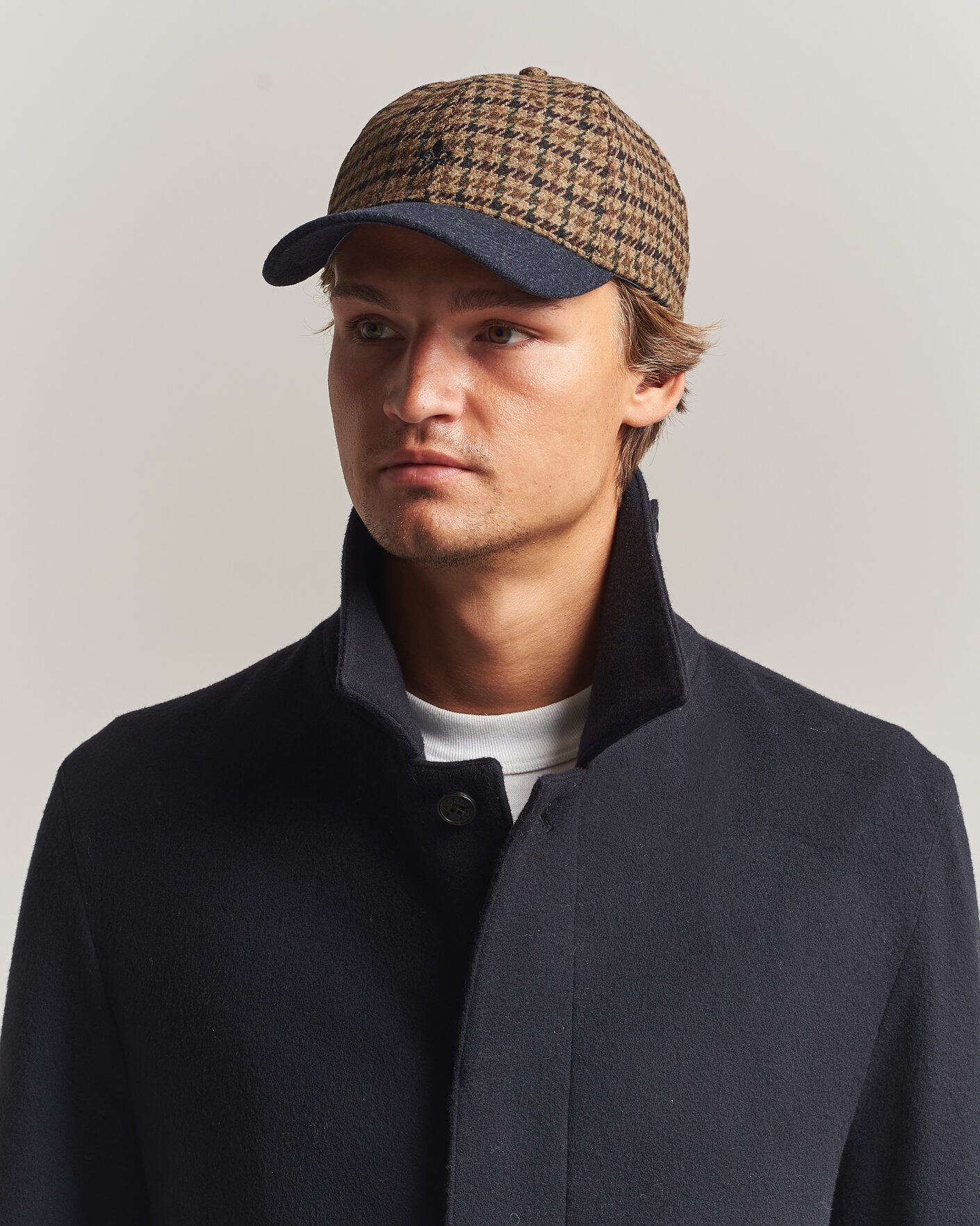Hombres | Sombreros y gorras | Morris | Digby Check Cap Brown