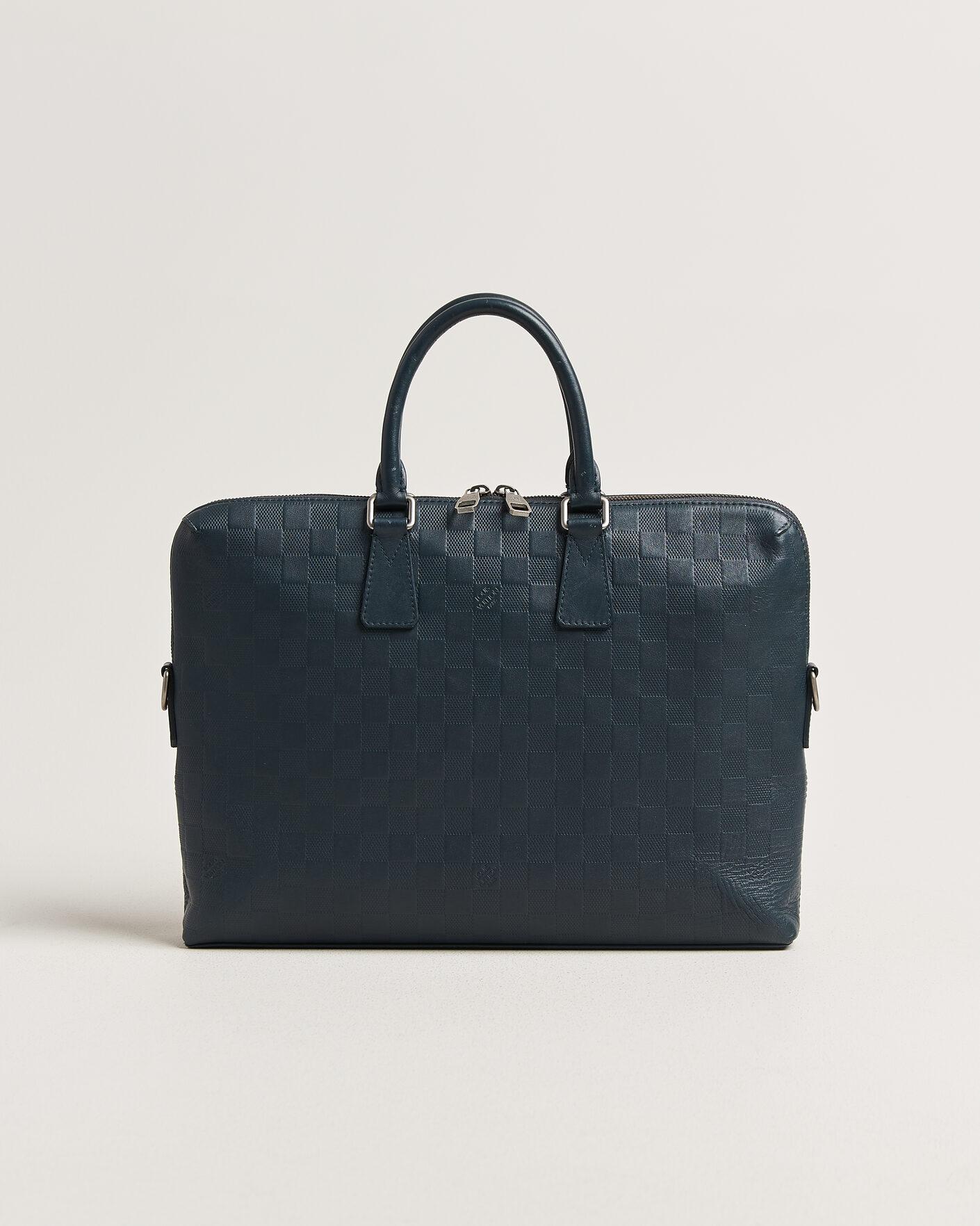 Hombres | Pre-Owned & Vintage Bags | Louis Vuitton Pre-Owned | Porte Documents Bag Damier Infini Onyx