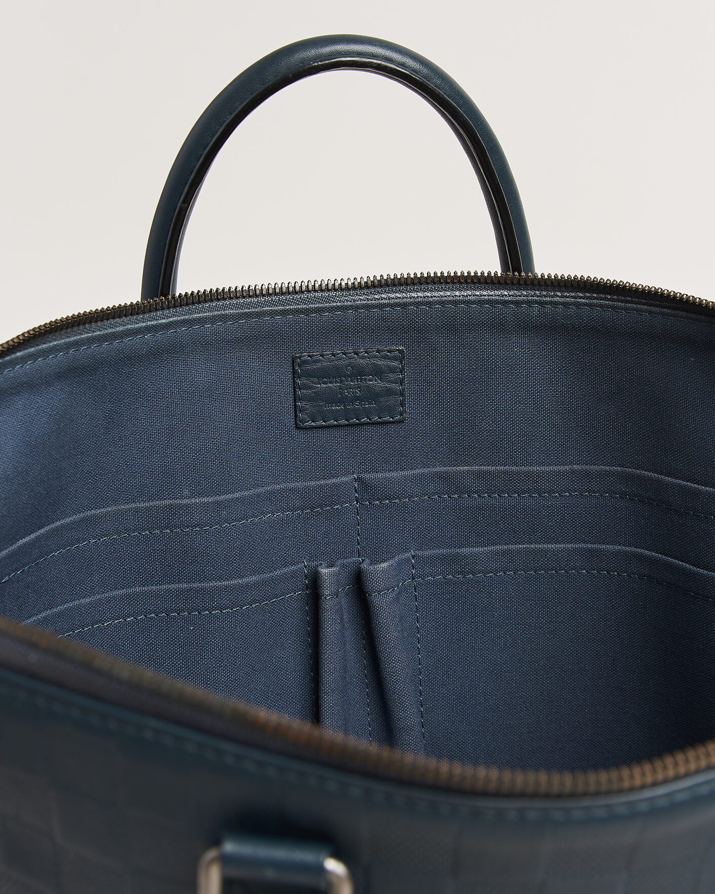 Hombres | Pre-Owned & Vintage Bags | Louis Vuitton Pre-Owned | Porte Documents Bag Damier Infini Onyx