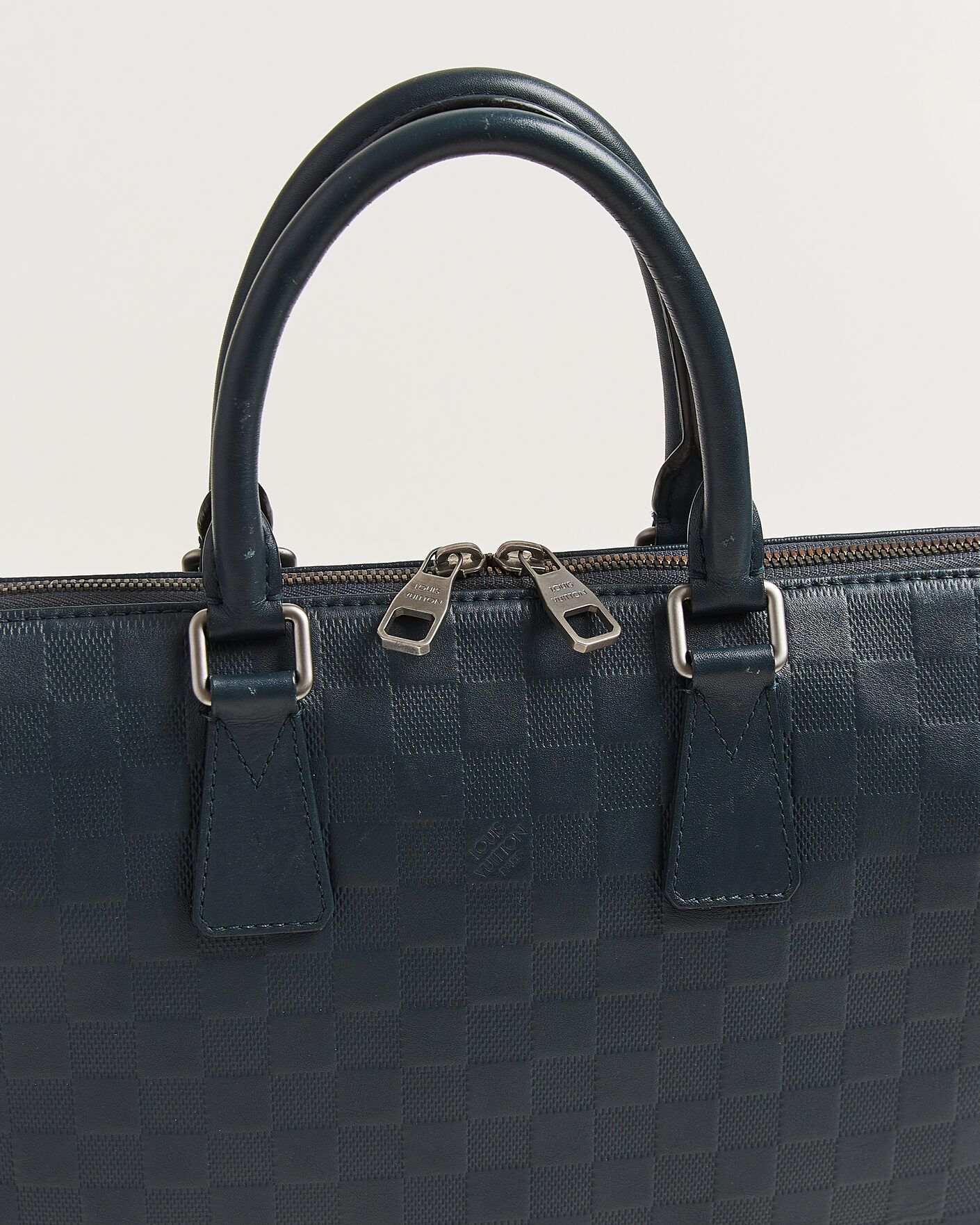 Hombres | Pre-Owned & Vintage Bags | Louis Vuitton Pre-Owned | Porte Documents Bag Damier Infini Onyx