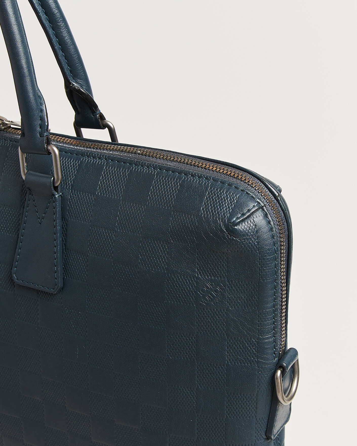 Hombres | Pre-Owned & Vintage Bags | Louis Vuitton Pre-Owned | Porte Documents Bag Damier Infini Onyx