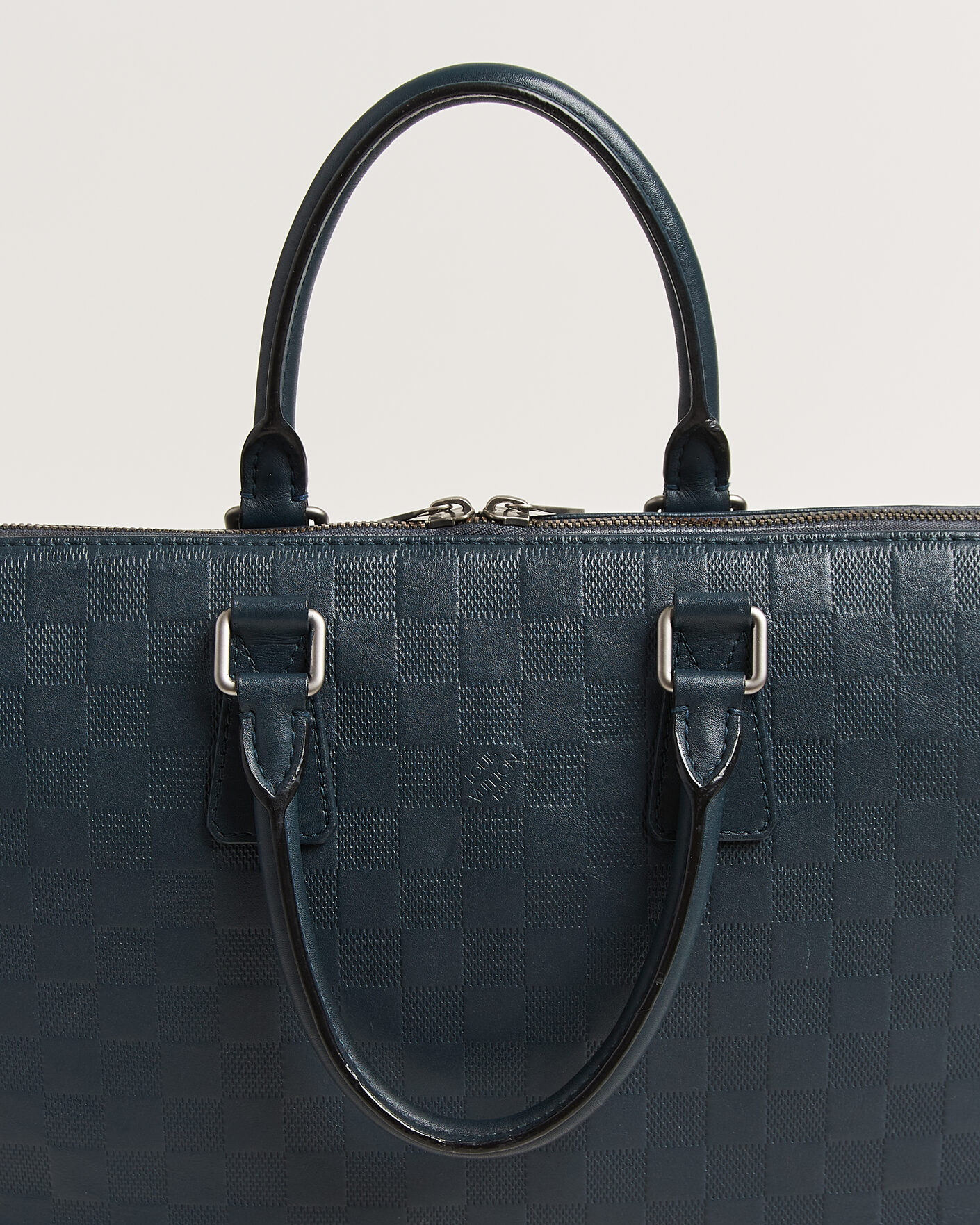 Hombres | Pre-Owned & Vintage Bags | Louis Vuitton Pre-Owned | Porte Documents Bag Damier Infini Onyx