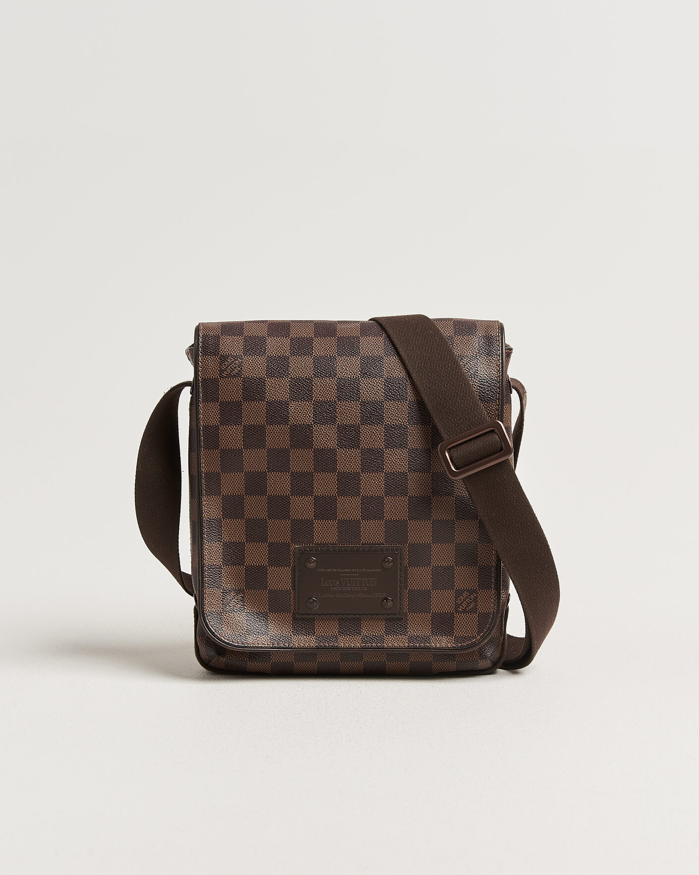 Hombres | Pre-Owned & Vintage Bags | Louis Vuitton Pre-Owned | Crossbody Shoulder Bag Damier Ebene