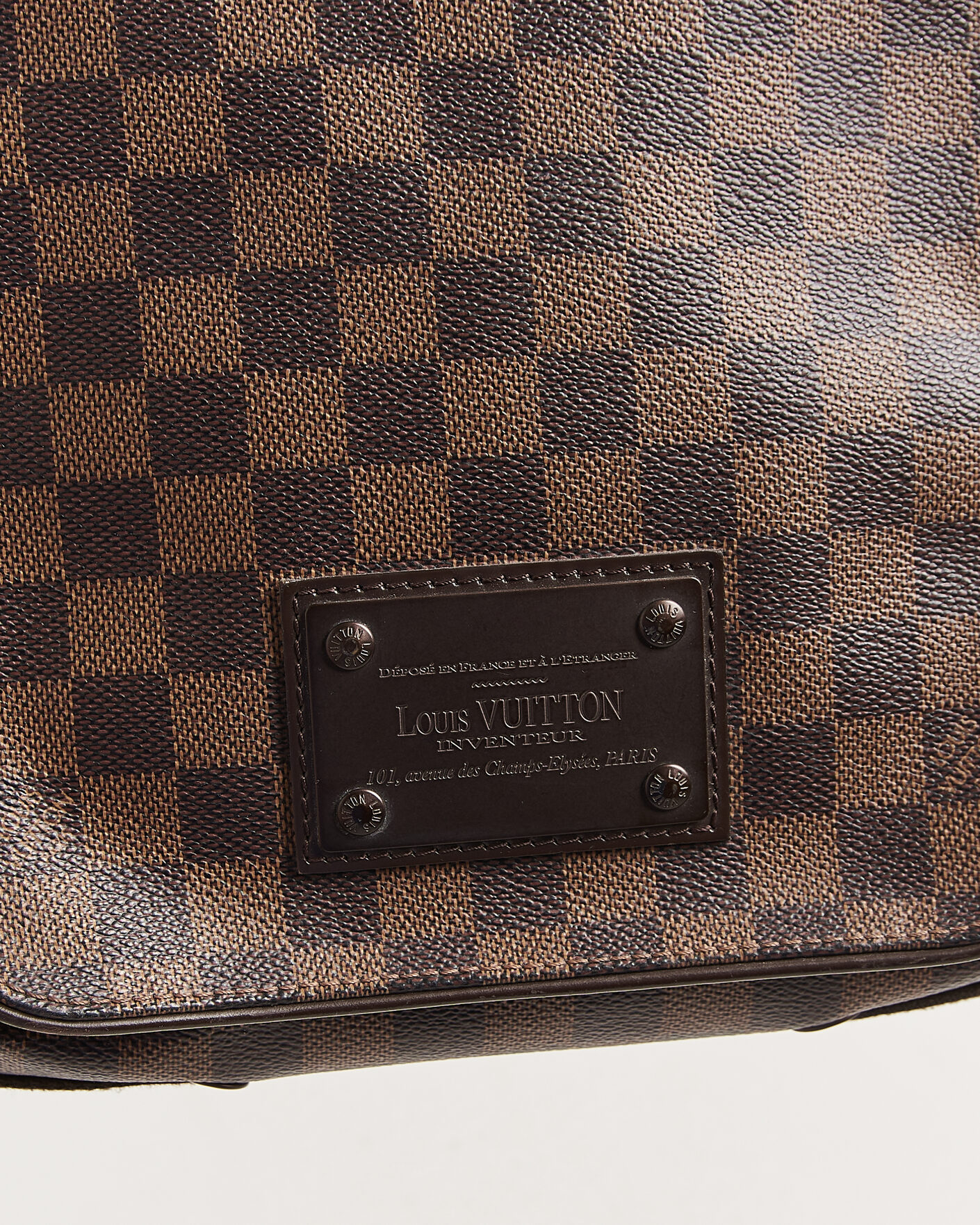 Hombres | Pre-Owned & Vintage Bags | Louis Vuitton Pre-Owned | Crossbody Shoulder Bag Damier Ebene
