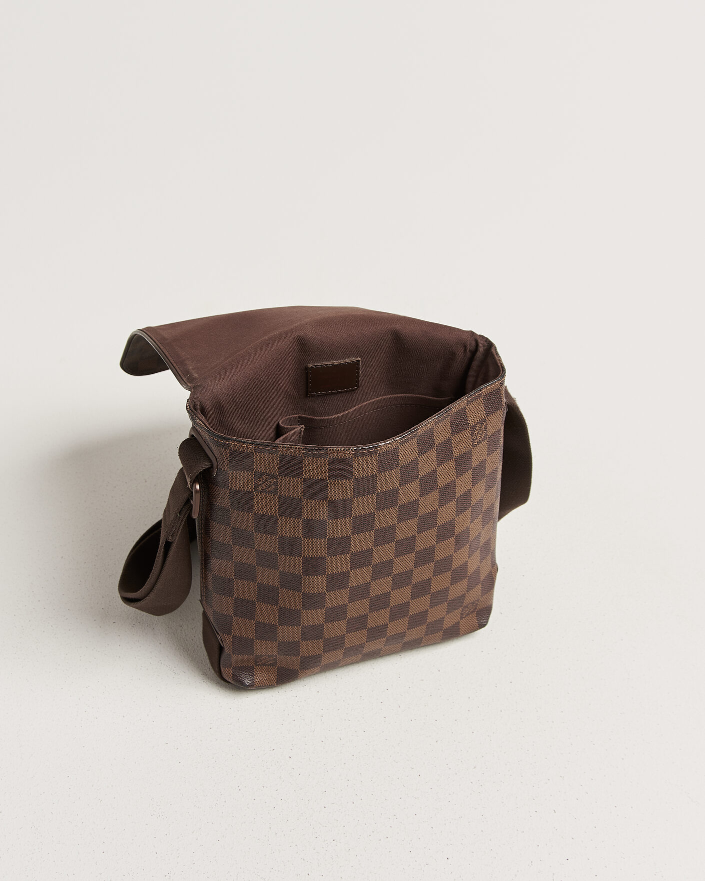 Hombres | Pre-Owned & Vintage Bags | Louis Vuitton Pre-Owned | Crossbody Shoulder Bag Damier Ebene