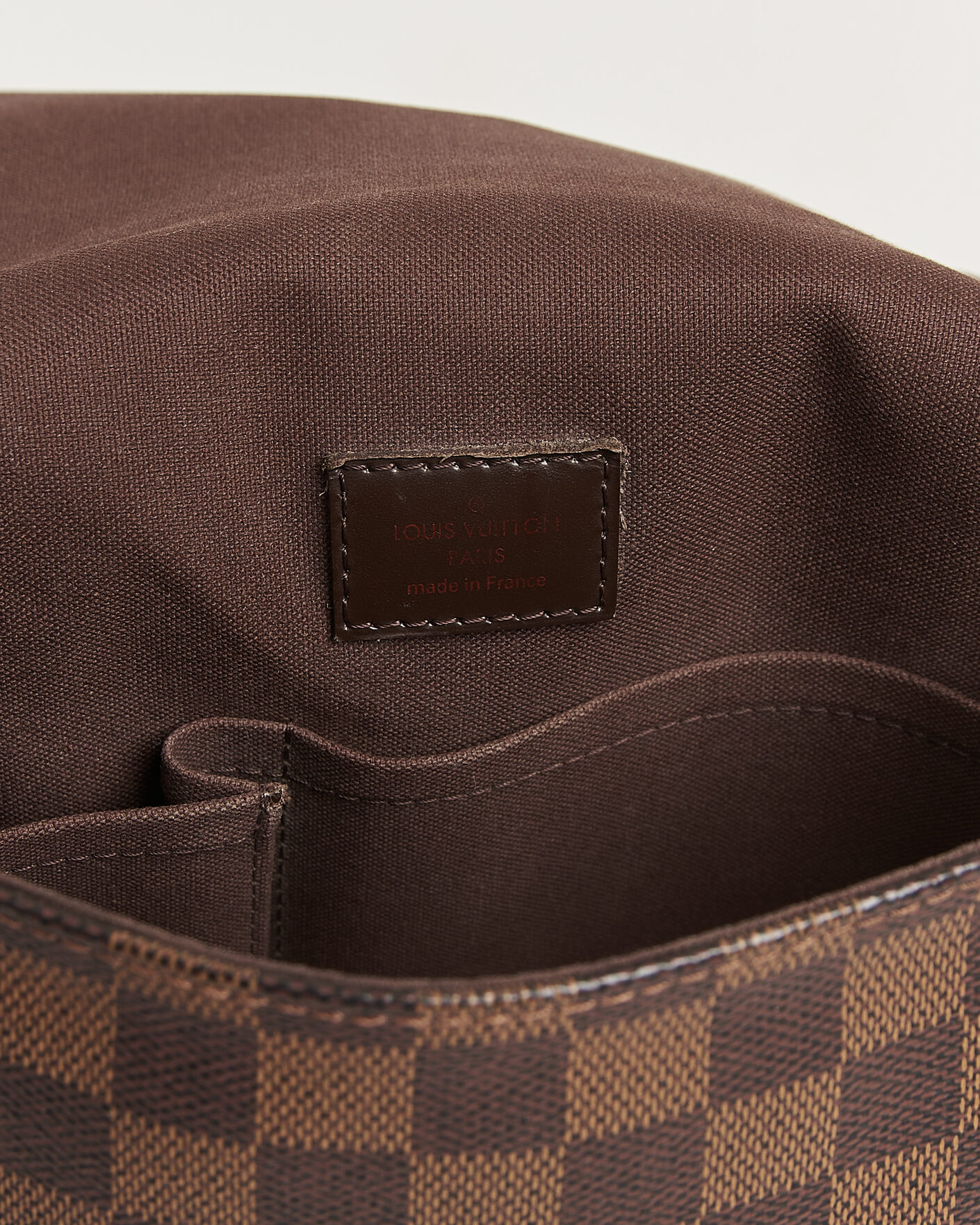 Hombres | Pre-Owned & Vintage Bags | Louis Vuitton Pre-Owned | Crossbody Shoulder Bag Damier Ebene
