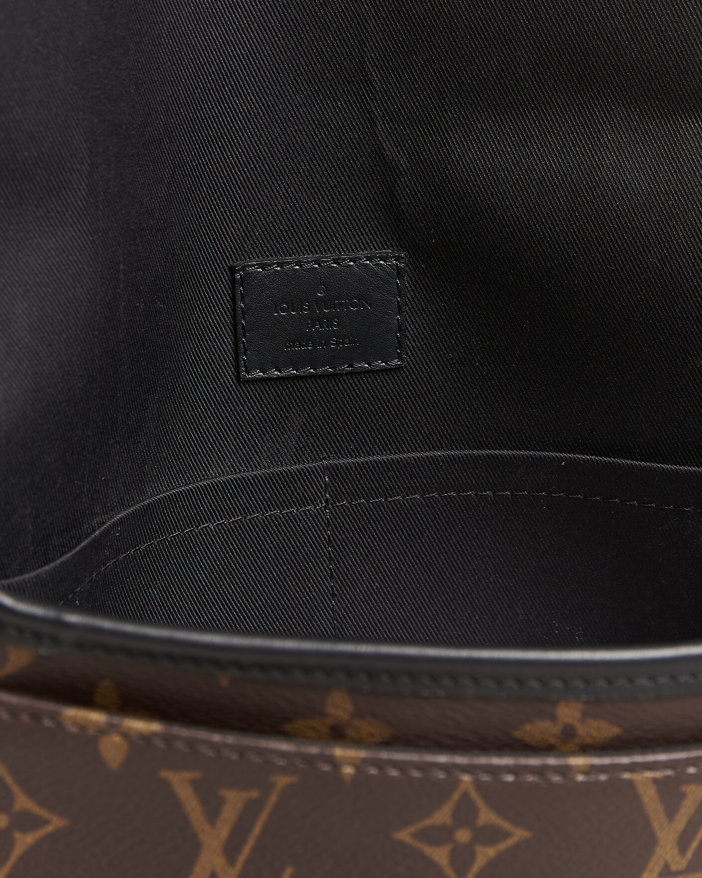 Hombres | Pre-Owned & Vintage Bags | Louis Vuitton Pre-Owned | Messenger Bag Monogram Macassar