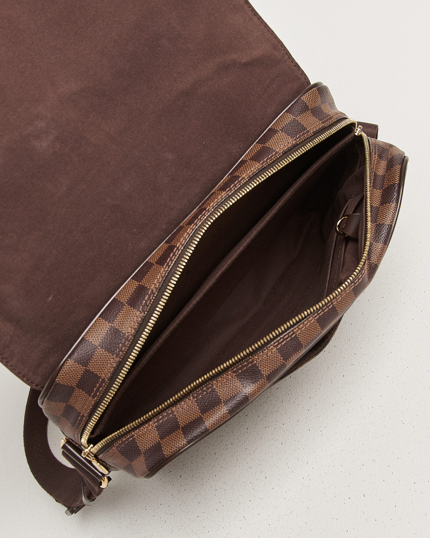 Hombres | Pre-Owned & Vintage Bags | Louis Vuitton Pre-Owned | Messenger Bag Damier Ebene