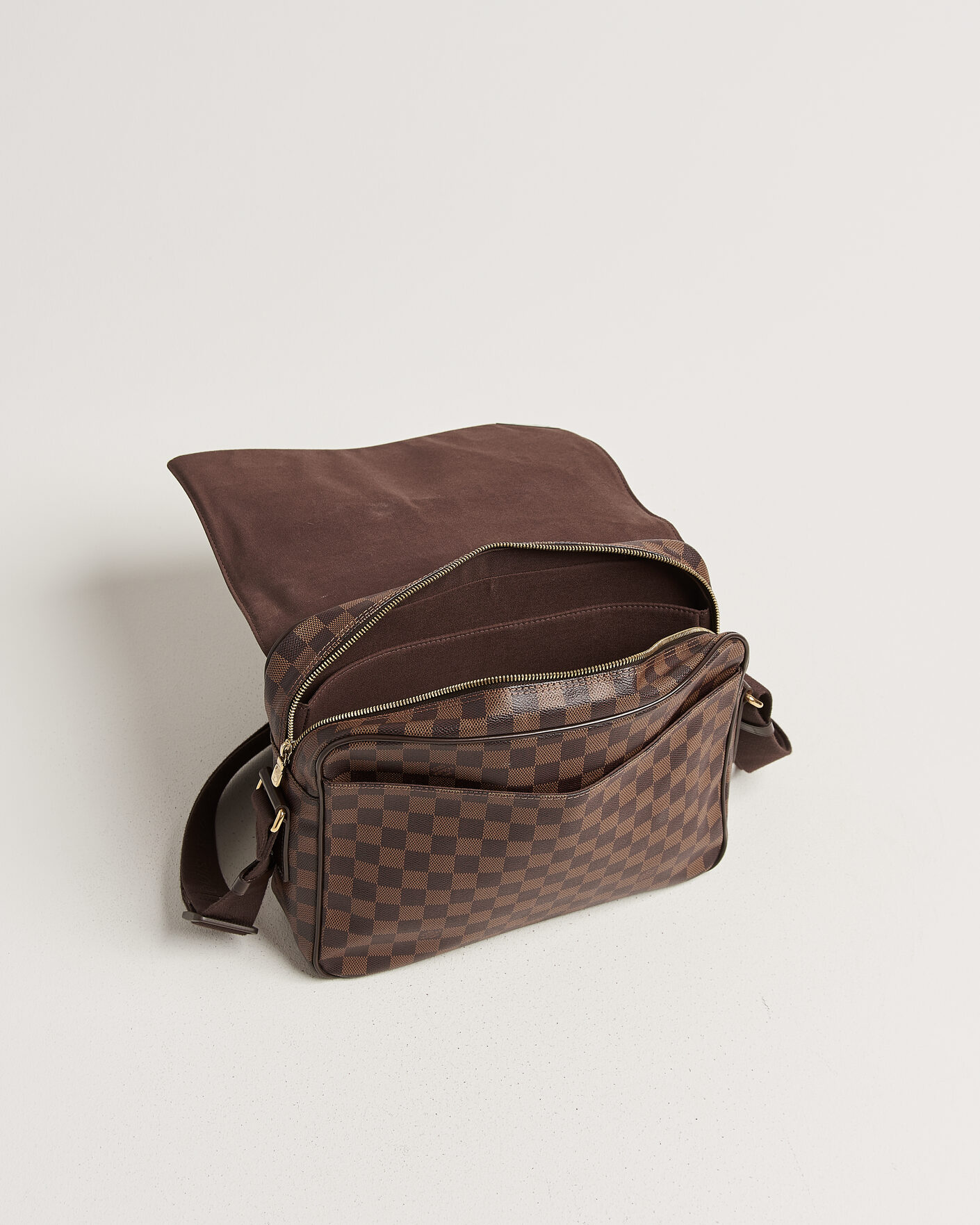 Hombres | Pre-Owned & Vintage Bags | Louis Vuitton Pre-Owned | Messenger Bag Damier Ebene