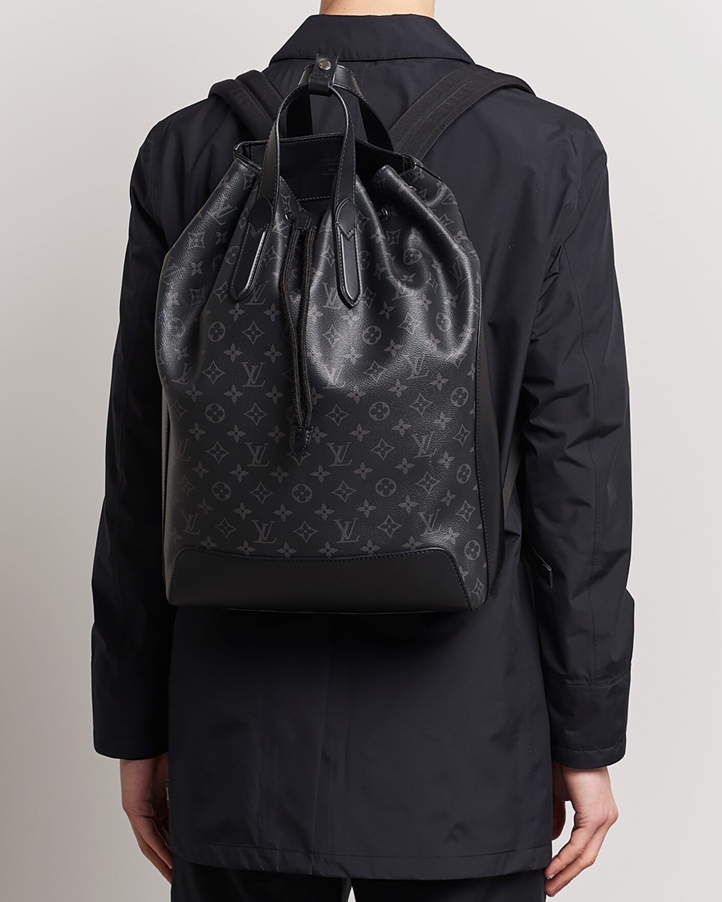 Hombres | Pre-Owned & Vintage Bags | Louis Vuitton Pre-Owned | Explorer Backpack Monogram Eclipse