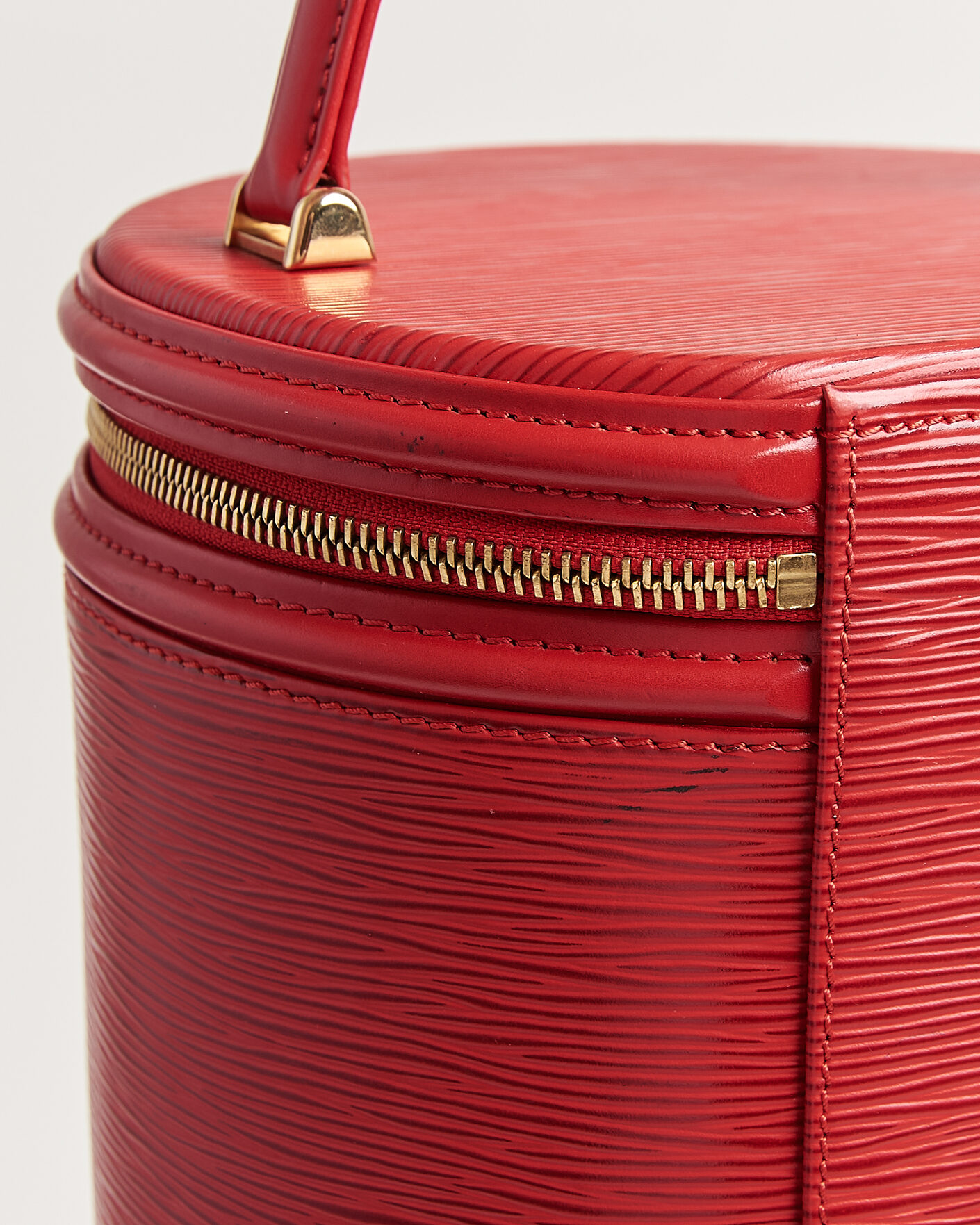 Hombres | Pre-Owned & Vintage Bags | Louis Vuitton Pre-Owned | Cannes Vanity Case Epi Leather Red