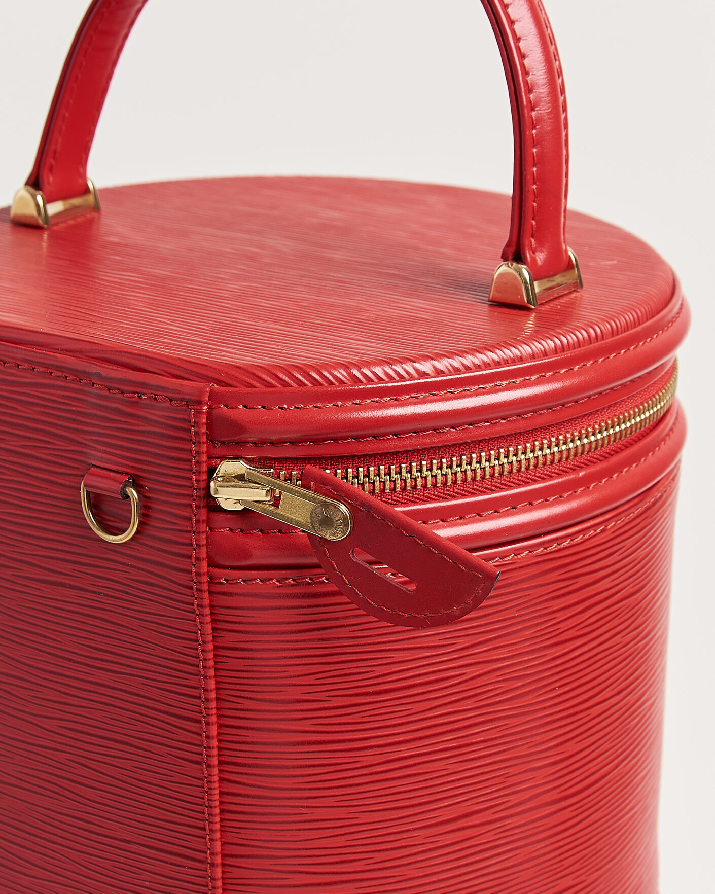 Hombres | Pre-Owned & Vintage Bags | Louis Vuitton Pre-Owned | Cannes Vanity Case Epi Leather Red
