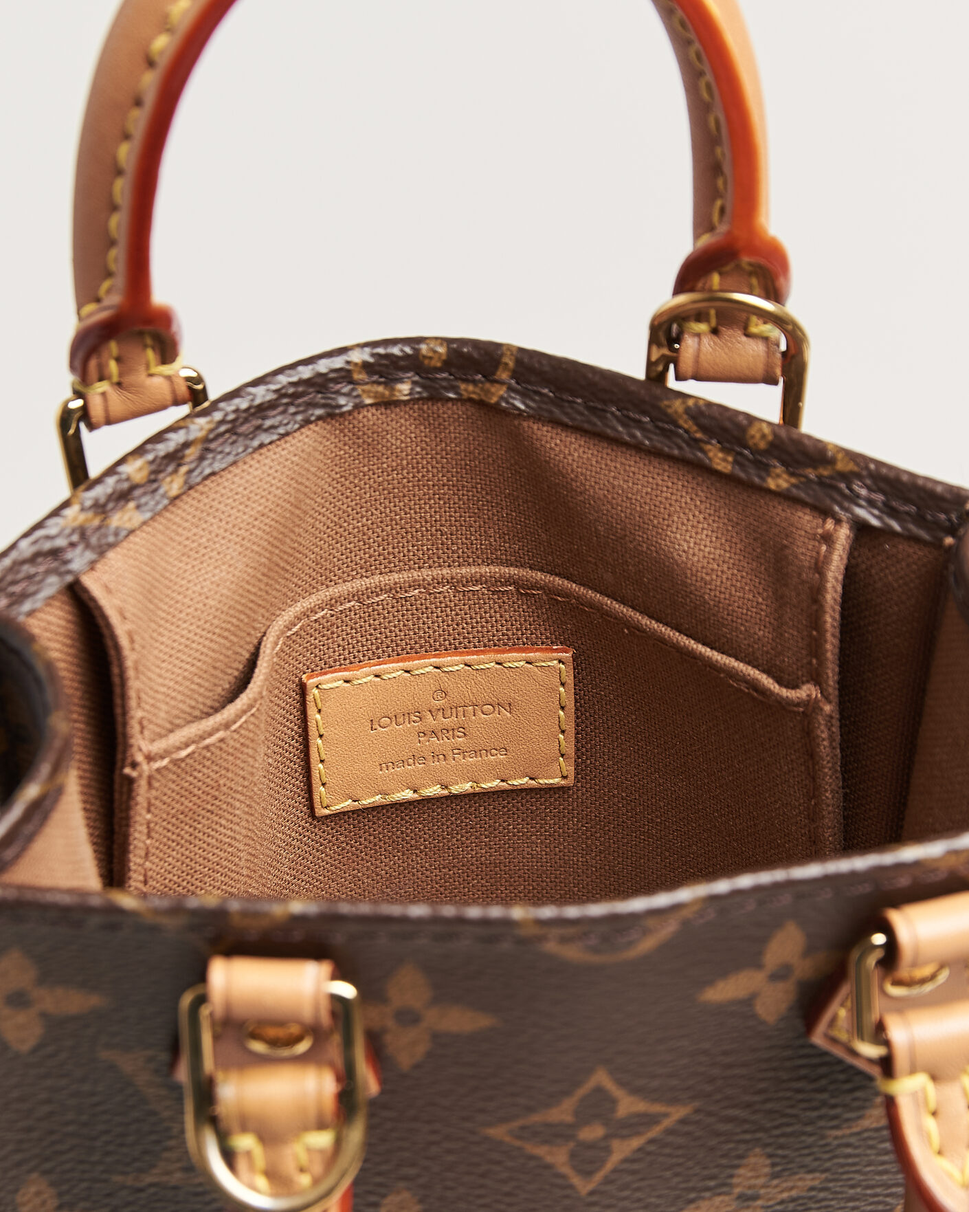 Hombres | Pre-Owned & Vintage Bags | Louis Vuitton Pre-Owned | Sac Plat Petit Bandouliére Monogram