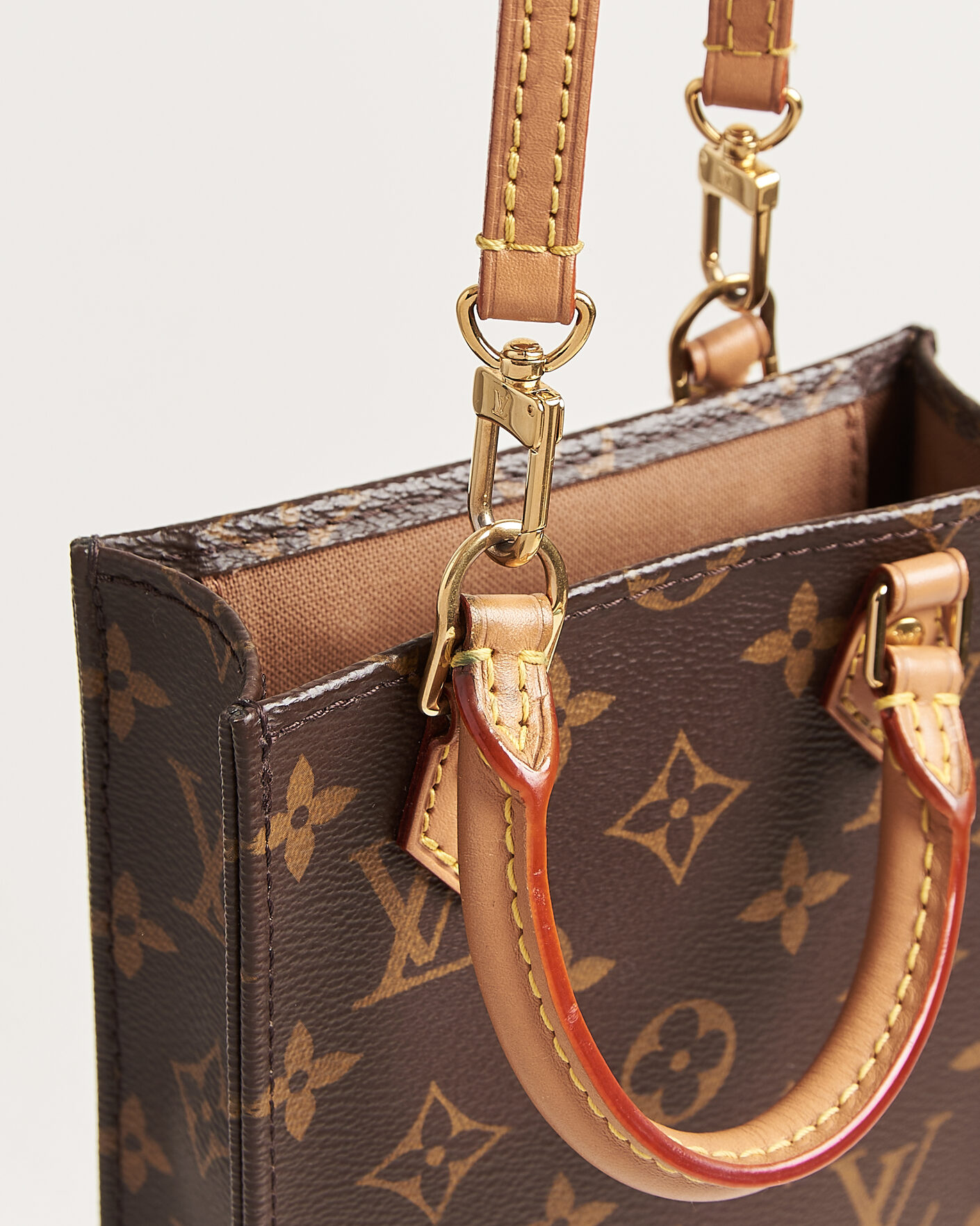 Hombres | Pre-Owned & Vintage Bags | Louis Vuitton Pre-Owned | Sac Plat Petit Bandouliére Monogram