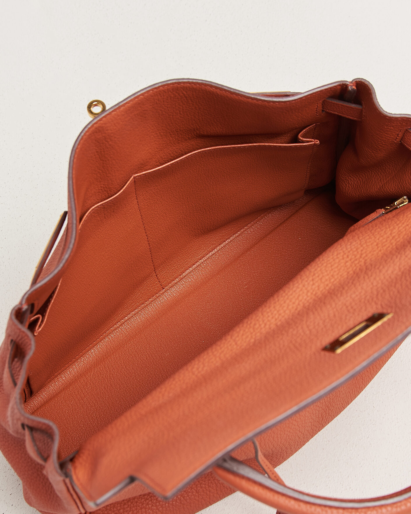 Hombres | Pre-Owned & Vintage Bags | Hermès Pre-Owned | Kelly 32 Togo Leather Orange