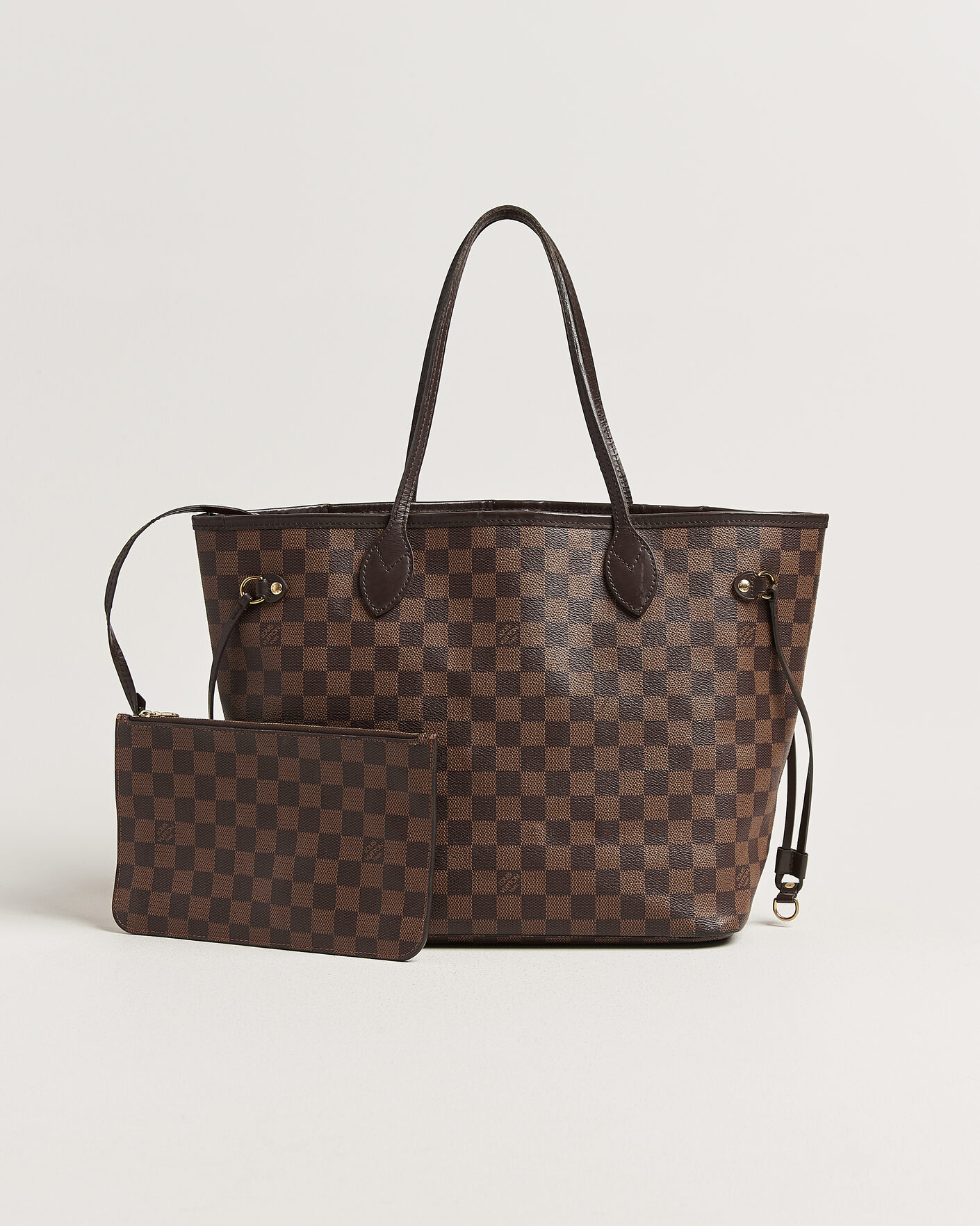 Hombres | Pre-Owned & Vintage Bags | Louis Vuitton Pre-Owned | Neverfull MM Damier Ebene
