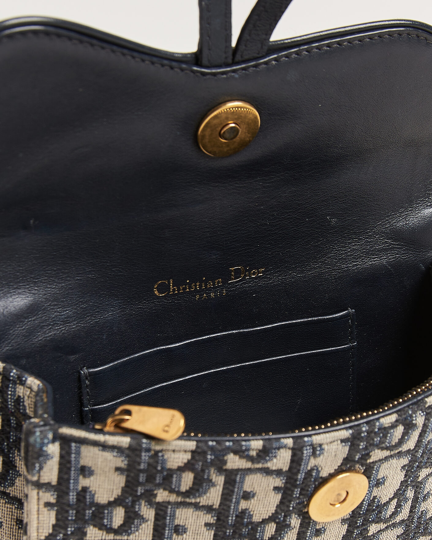 Hombres | Pre-Owned & Vintage Bags | Dior Pre-Owned | Saddle Rectangular Belt Bag Blue