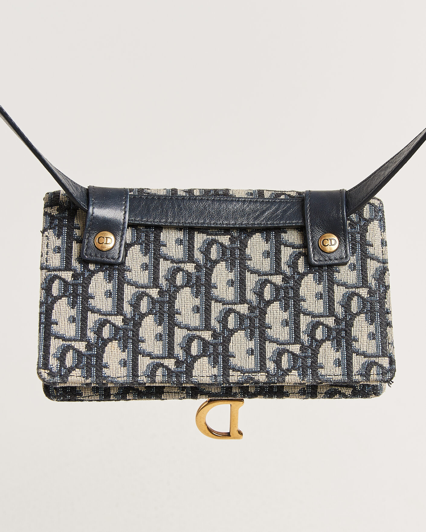 Hombres | Pre-Owned & Vintage Bags | Dior Pre-Owned | Saddle Rectangular Belt Bag Blue