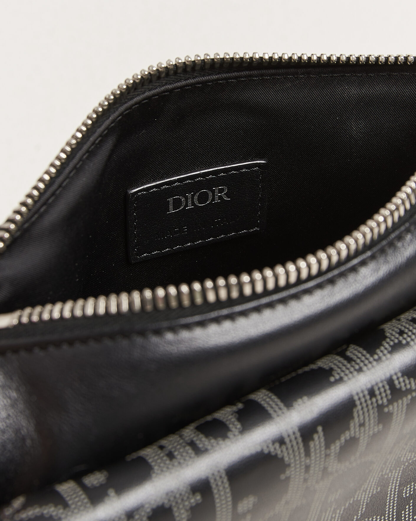 Hombres | Pre-Owned & Vintage Bags | Dior Pre-Owned | Saddle Bag Oblique Leather Black
