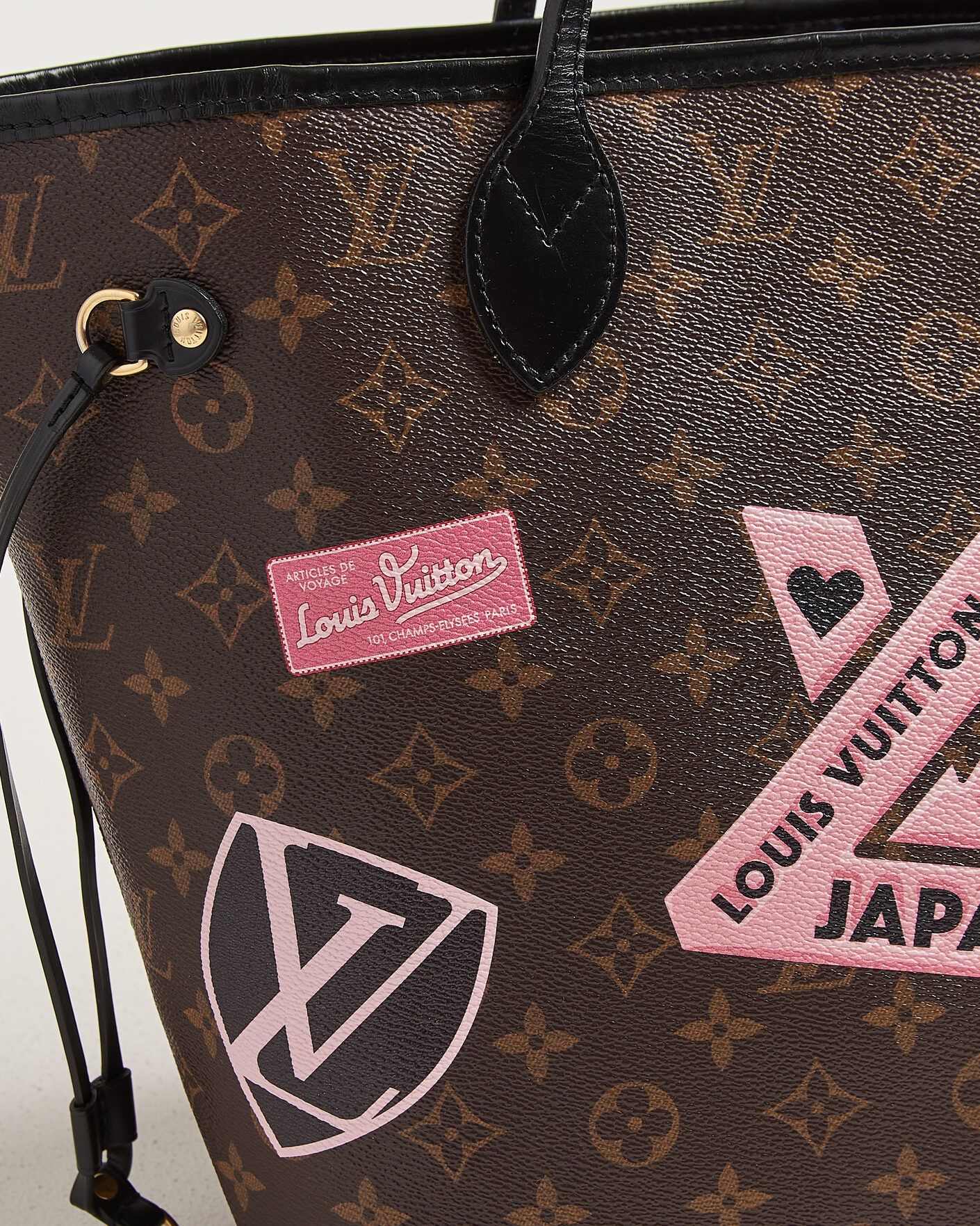 Hombres | Pre-Owned & Vintage Bags | Louis Vuitton Pre-Owned | Neverfull MM World Tour Japan Monogram