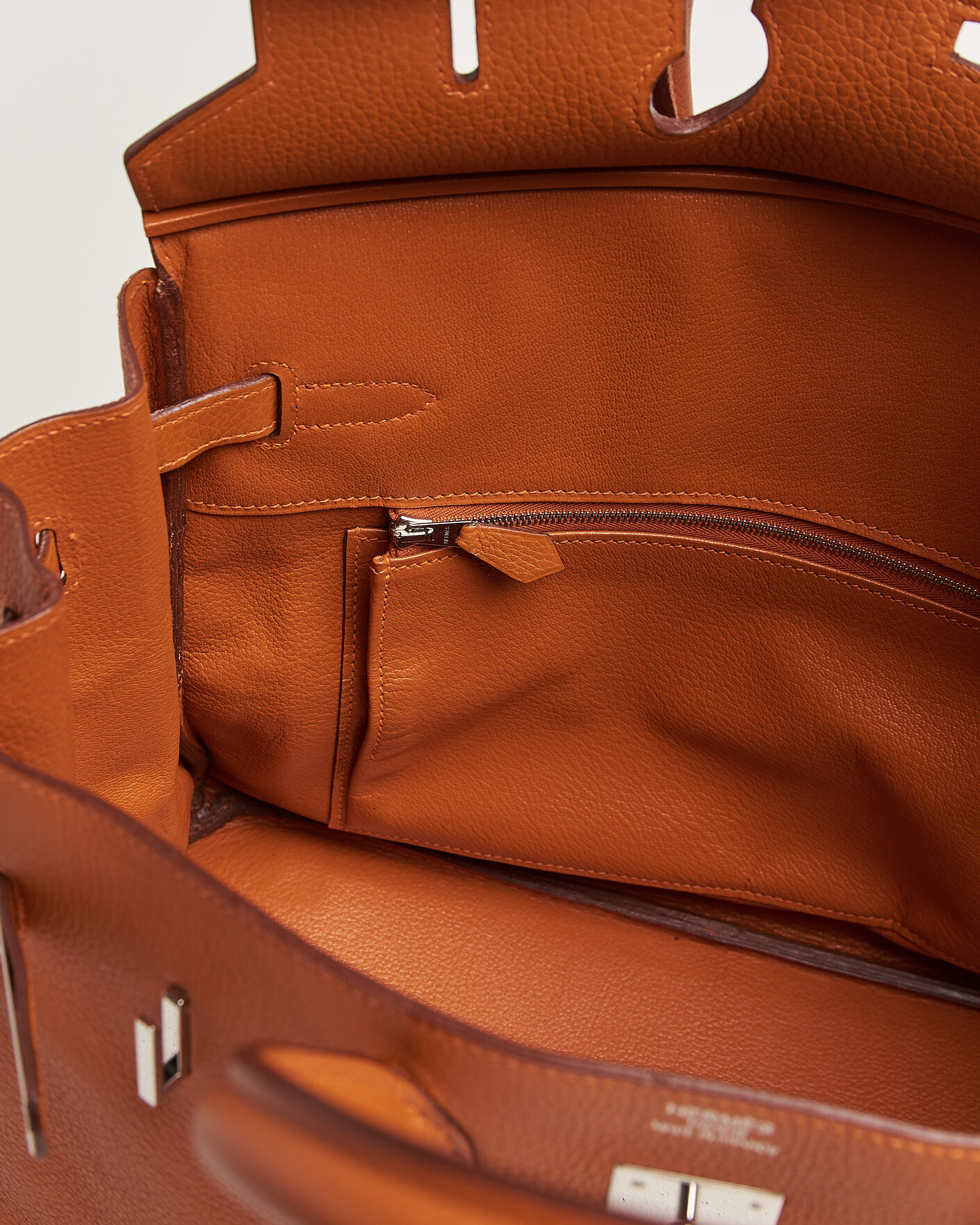 Hombres | Pre-Owned & Vintage Bags | Hermès Pre-Owned | Birkin 35 Togo Leather Orange