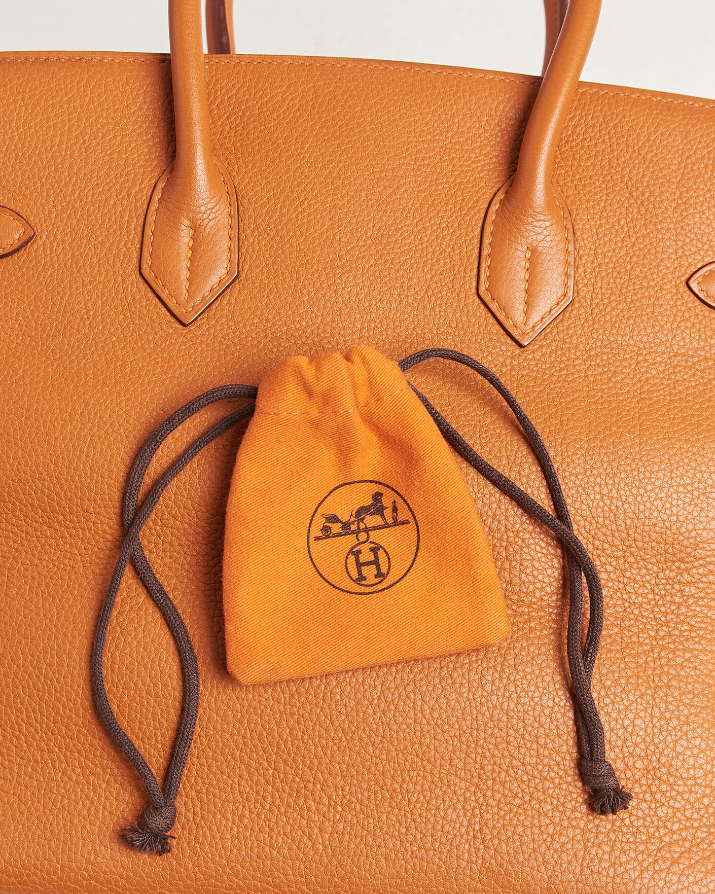 Hombres | Pre-Owned & Vintage Bags | Hermès Pre-Owned | Birkin 35 Togo Leather Orange