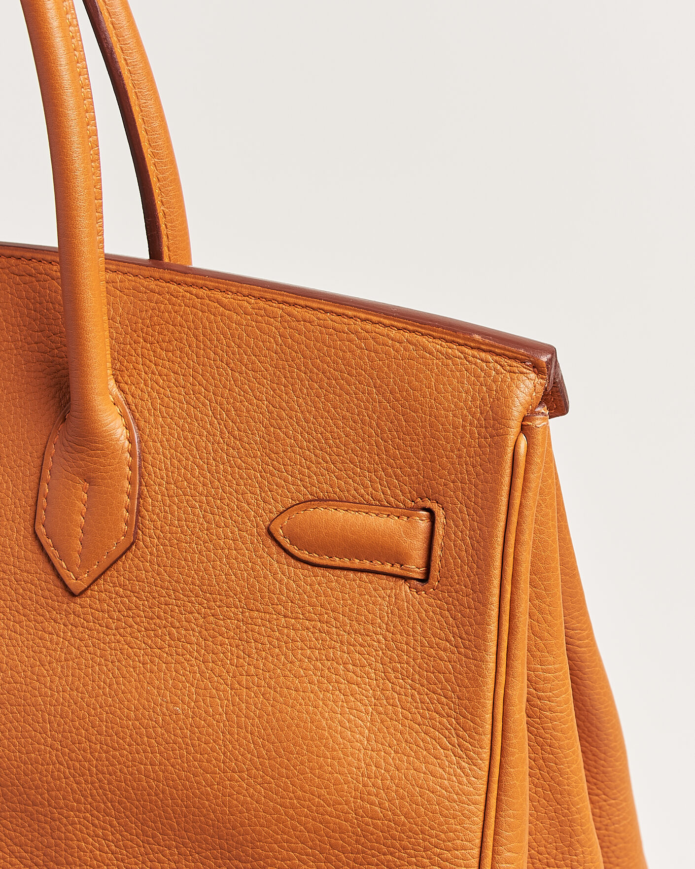 Hombres | Pre-Owned & Vintage Bags | Hermès Pre-Owned | Birkin 35 Togo Leather Orange