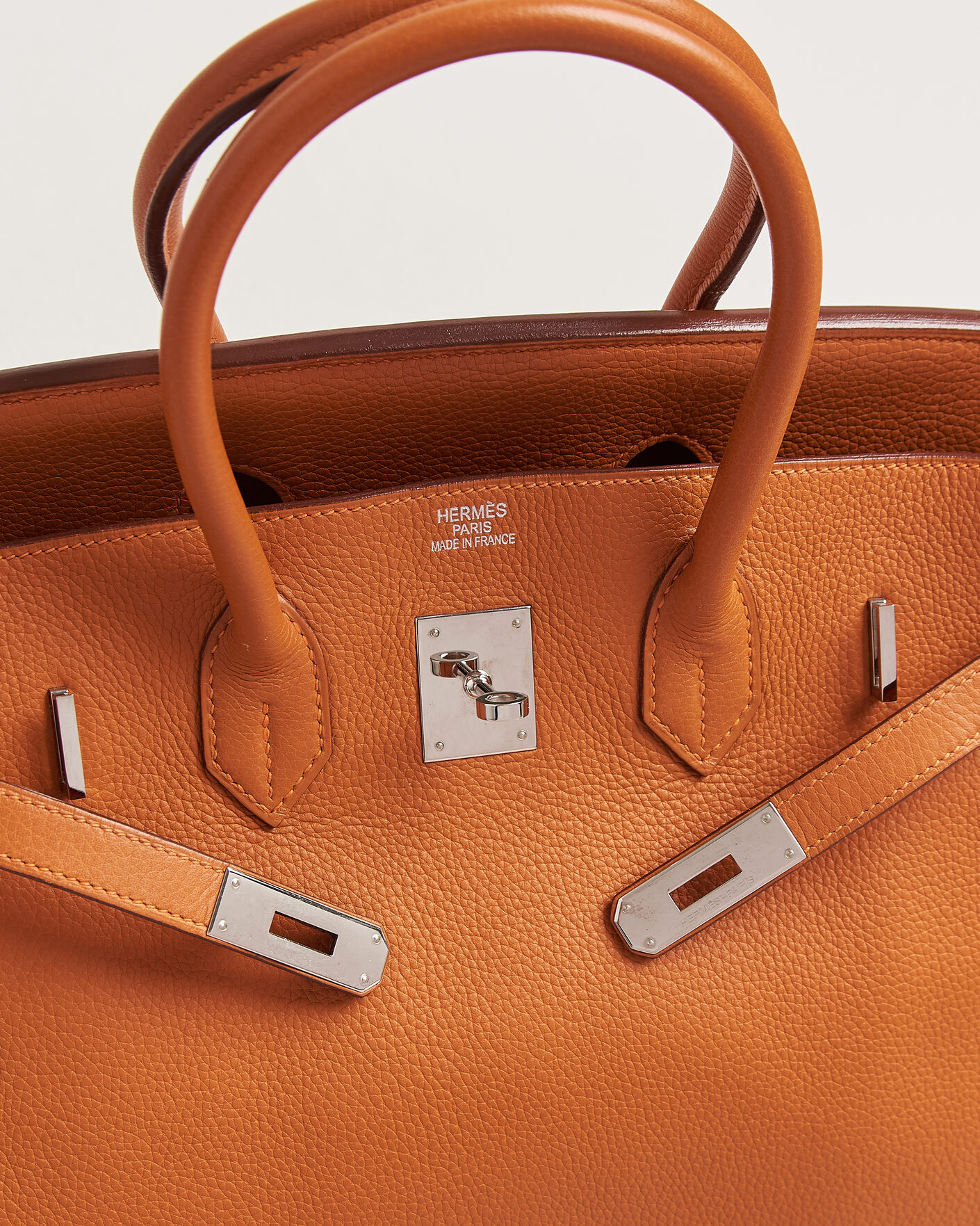 Hombres | Pre-Owned & Vintage Bags | Hermès Pre-Owned | Birkin 35 Togo Leather Orange