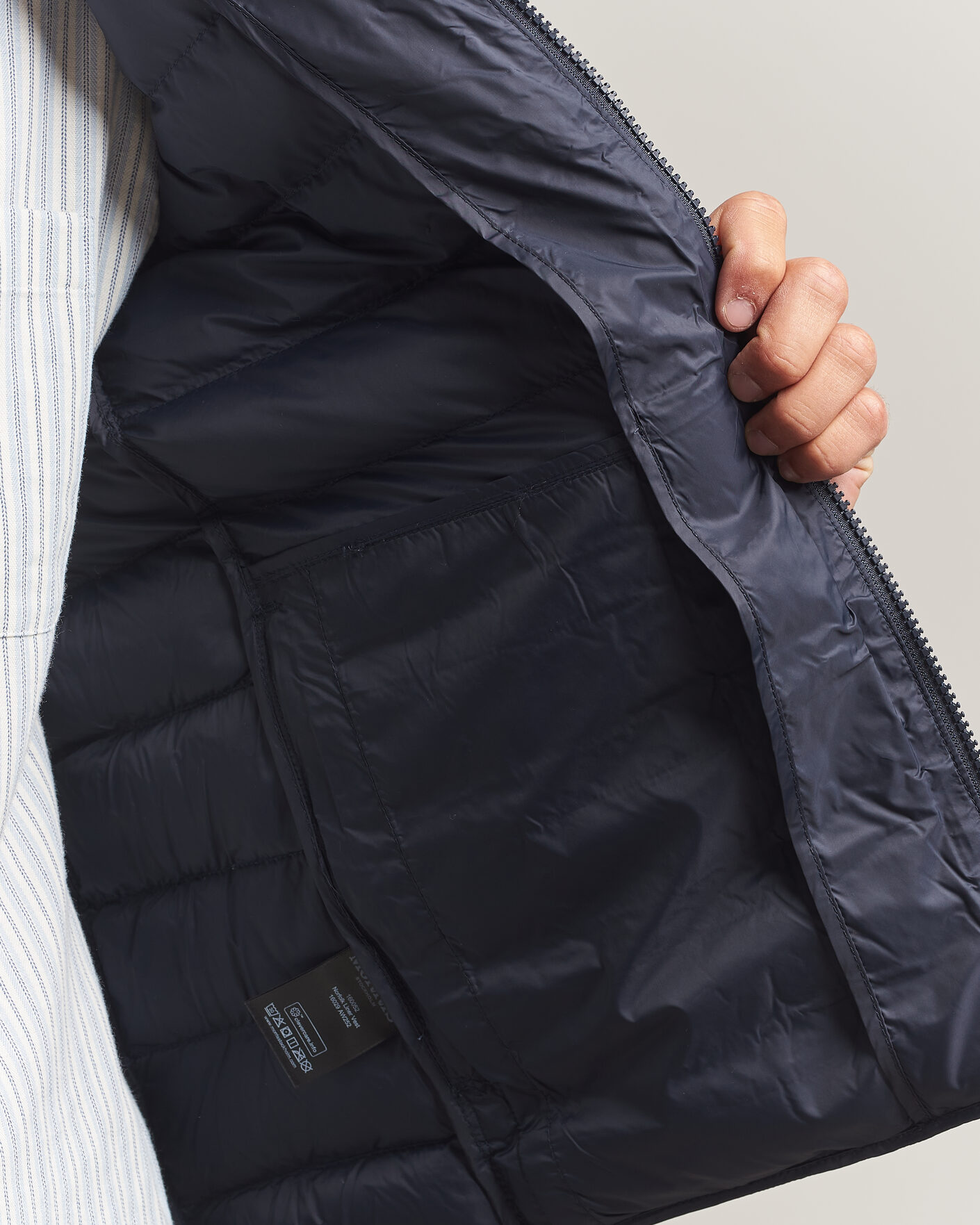 Hombres | Chalecos | Morris | Norfolk Liner Vest Blue