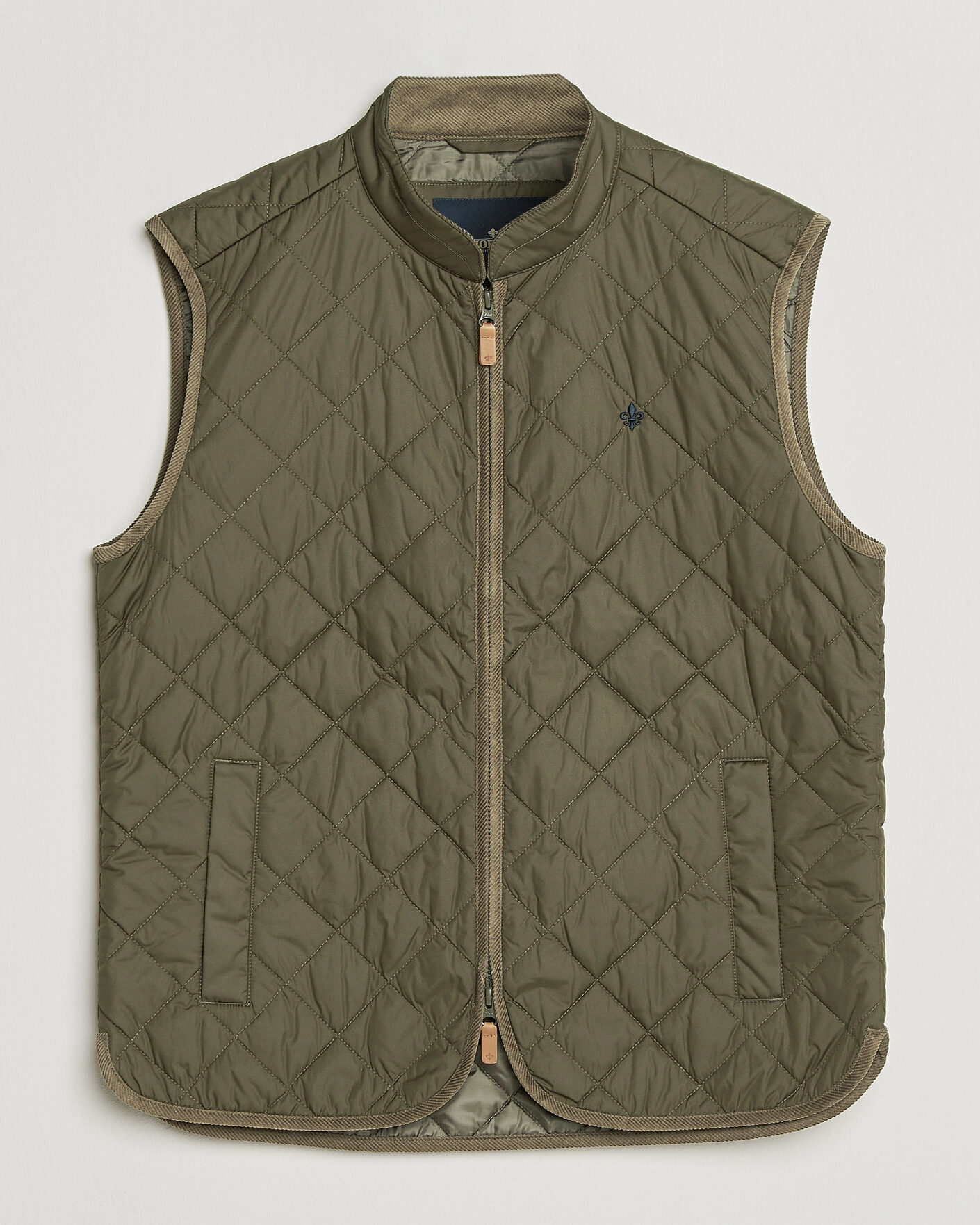 Hombres | Chalecos | Morris | Teddy Quilted Vest Olive