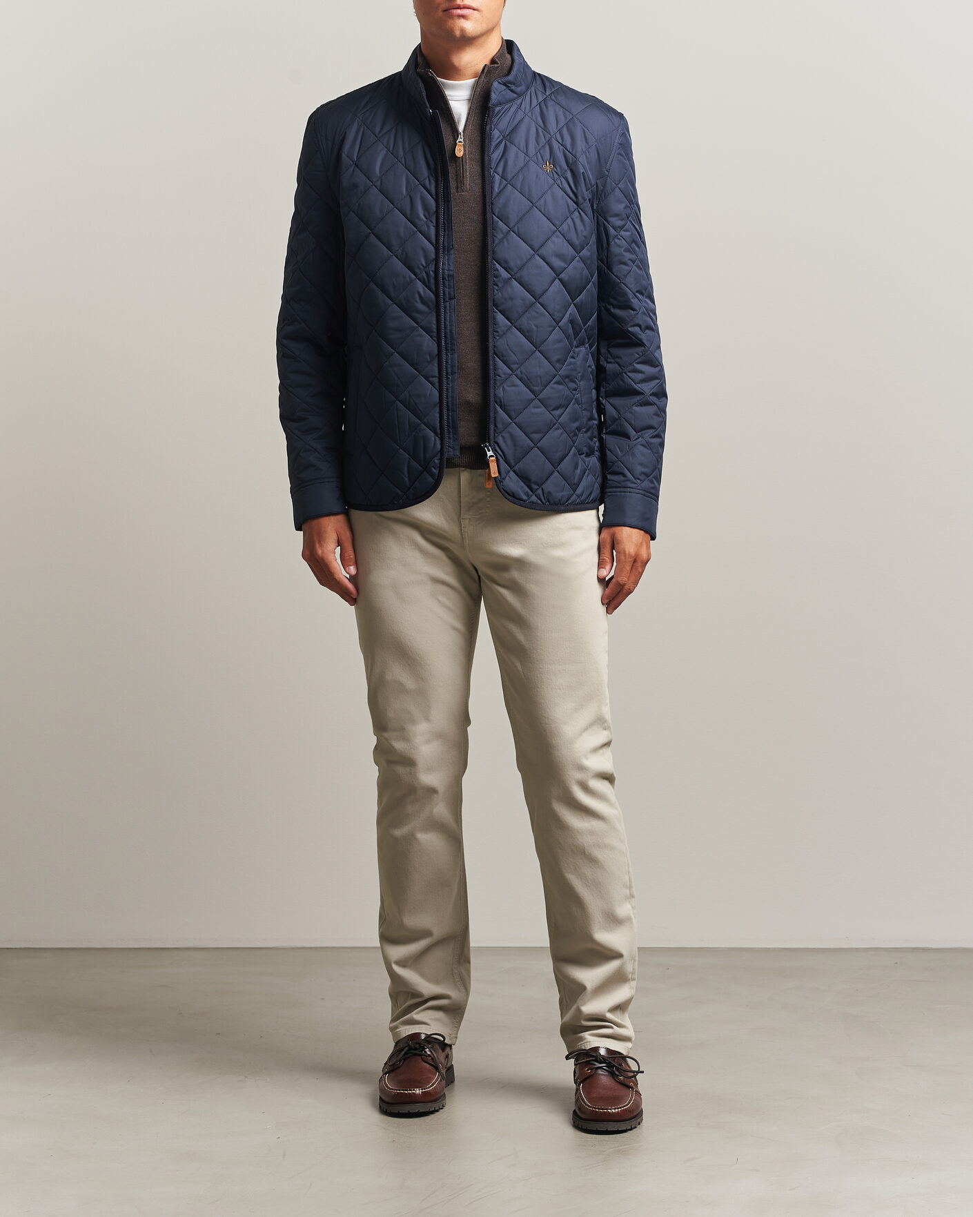 Hombres | Abrigos y chaquetas | Morris | Teddy Quilted Jacket Old Blue