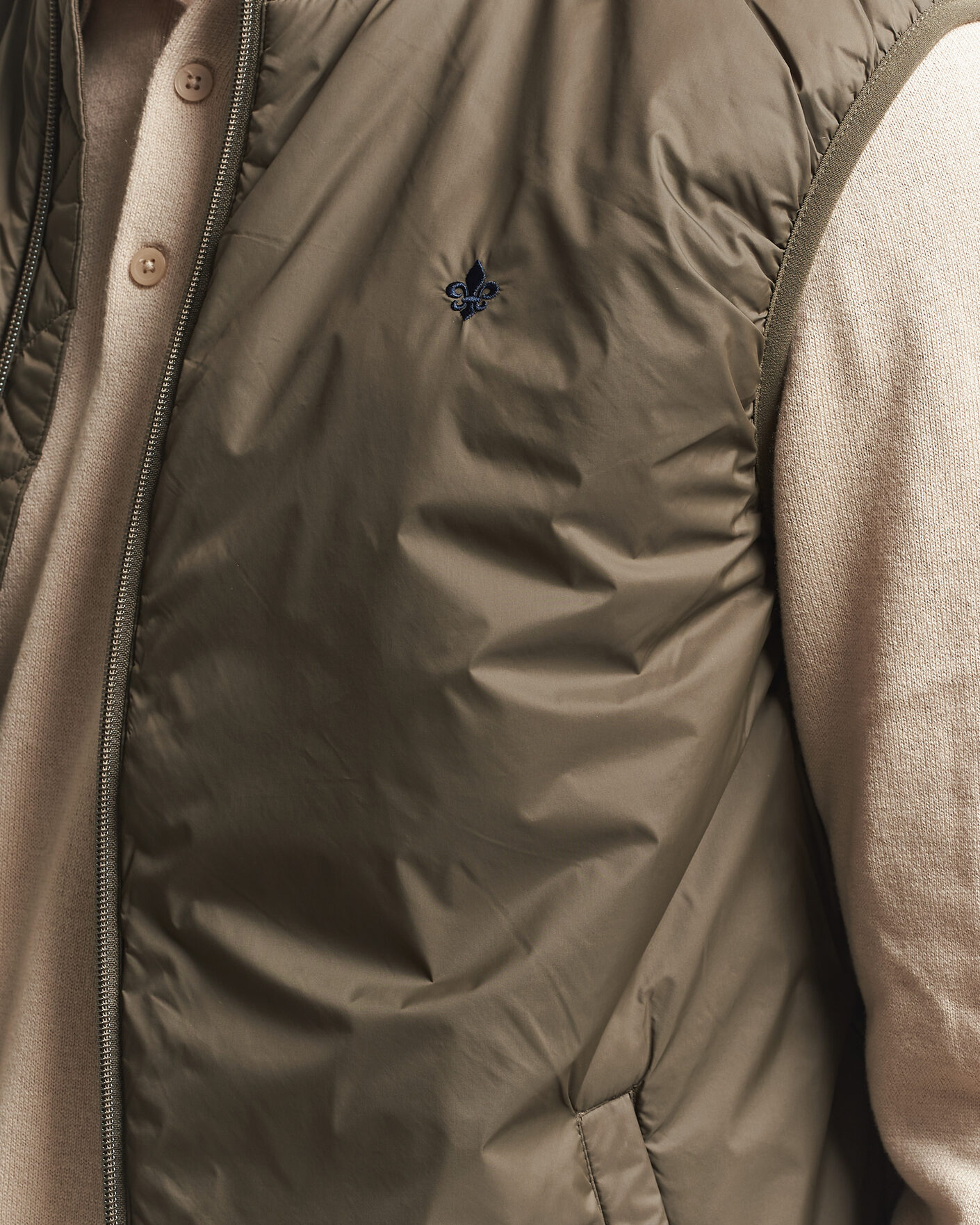 Hombres | Chalecos | Morris | Bradley Padded Vest Olive