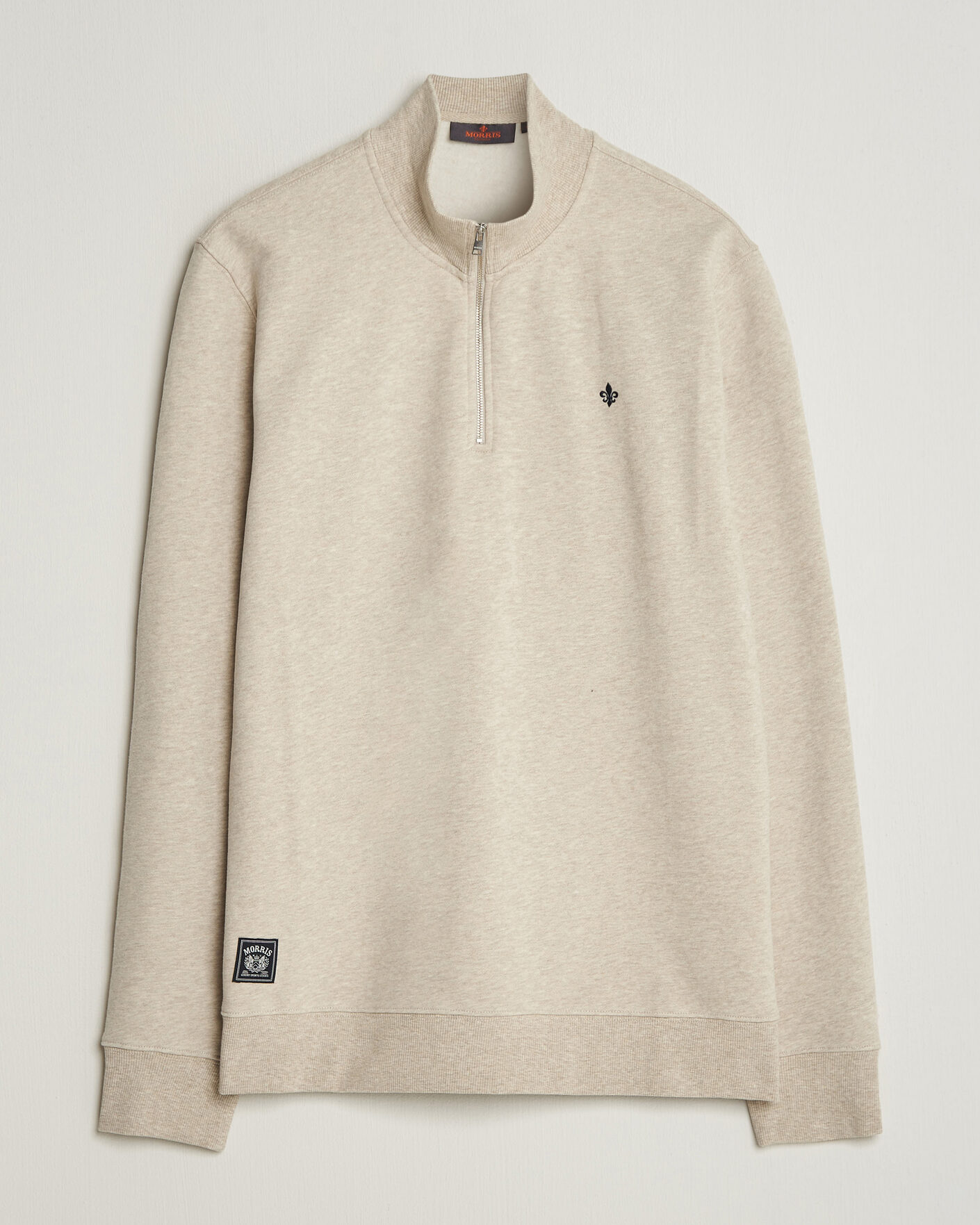 Hombres | Jerséis y prendas de punto | Morris | Brandon Lily Half Zip Khaki