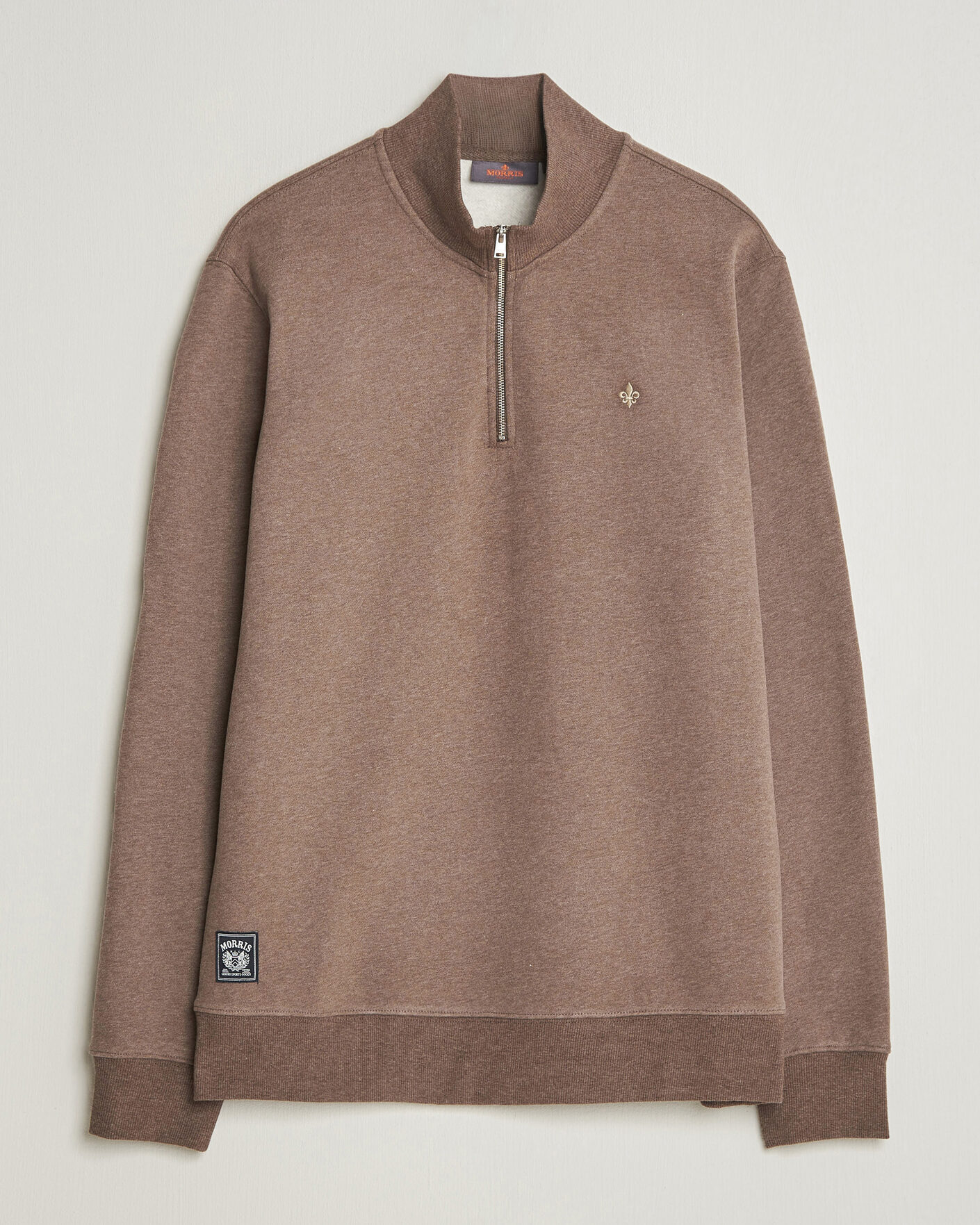 Hombres | Jerséis y prendas de punto | Morris | Brandon Lily Half Zip Brown