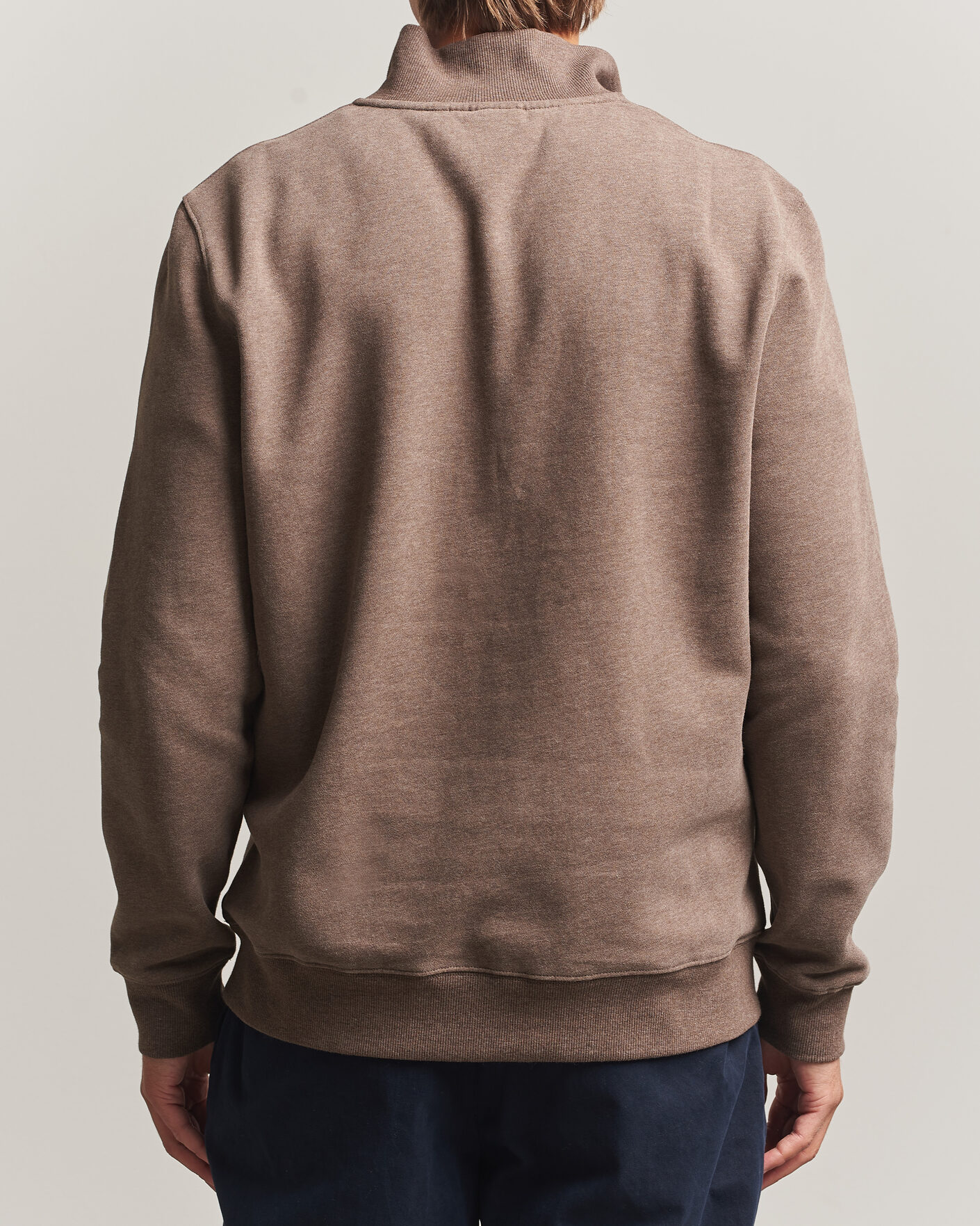 Hombres | Jerséis y prendas de punto | Morris | Brandon Lily Half Zip Brown