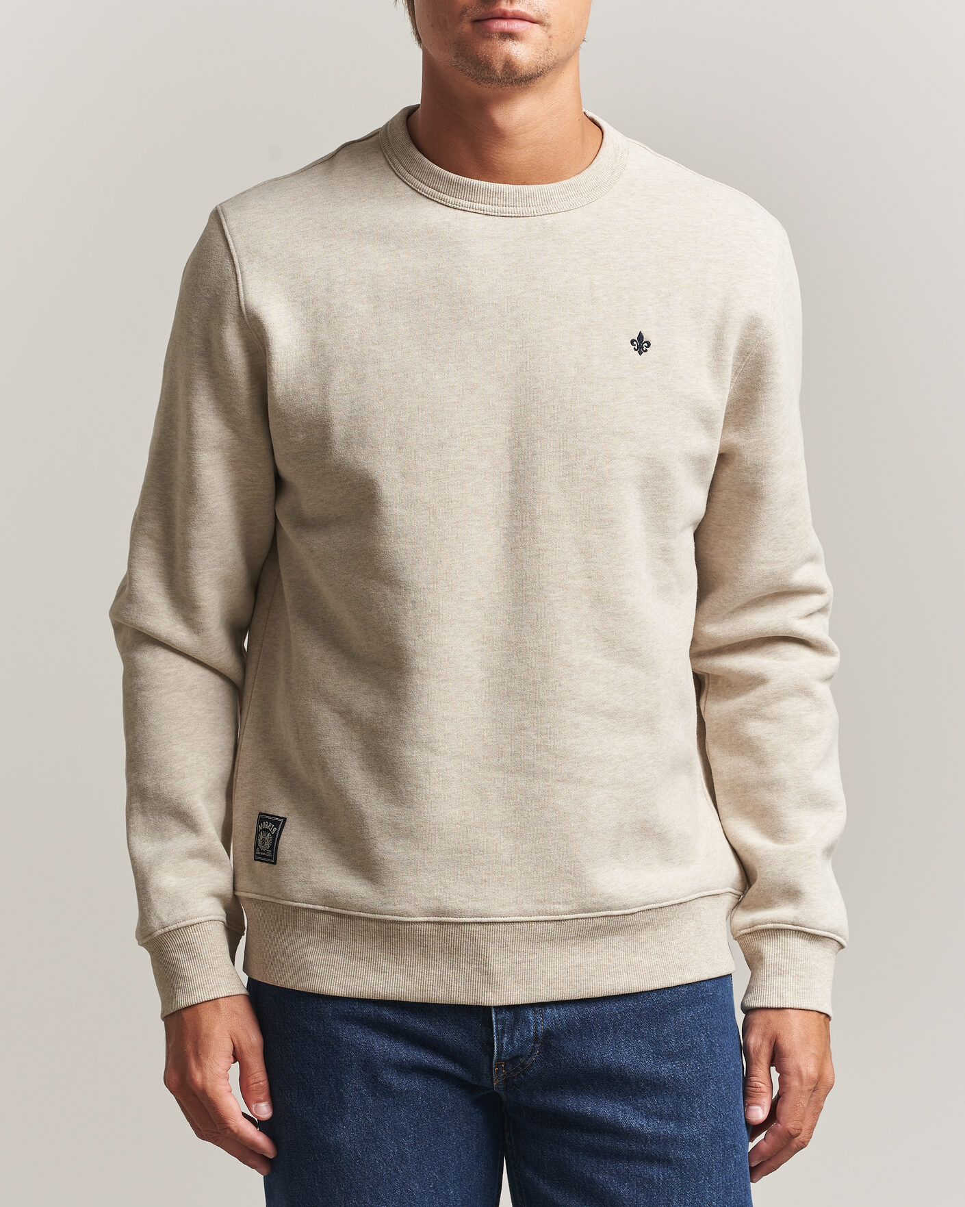 Hombres | Jerséis y prendas de punto | Morris | Brandon Lily Sweatshirt Khaki