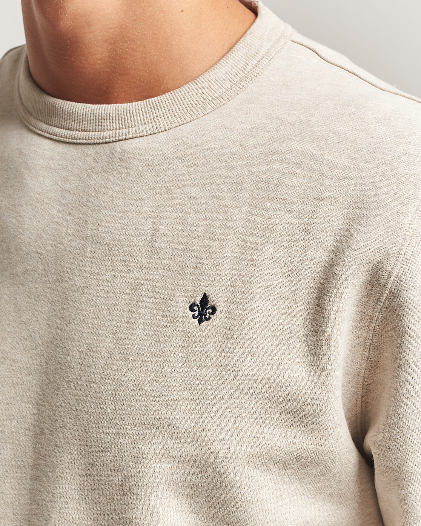 Hombres | Jerséis y prendas de punto | Morris | Brandon Lily Sweatshirt Khaki