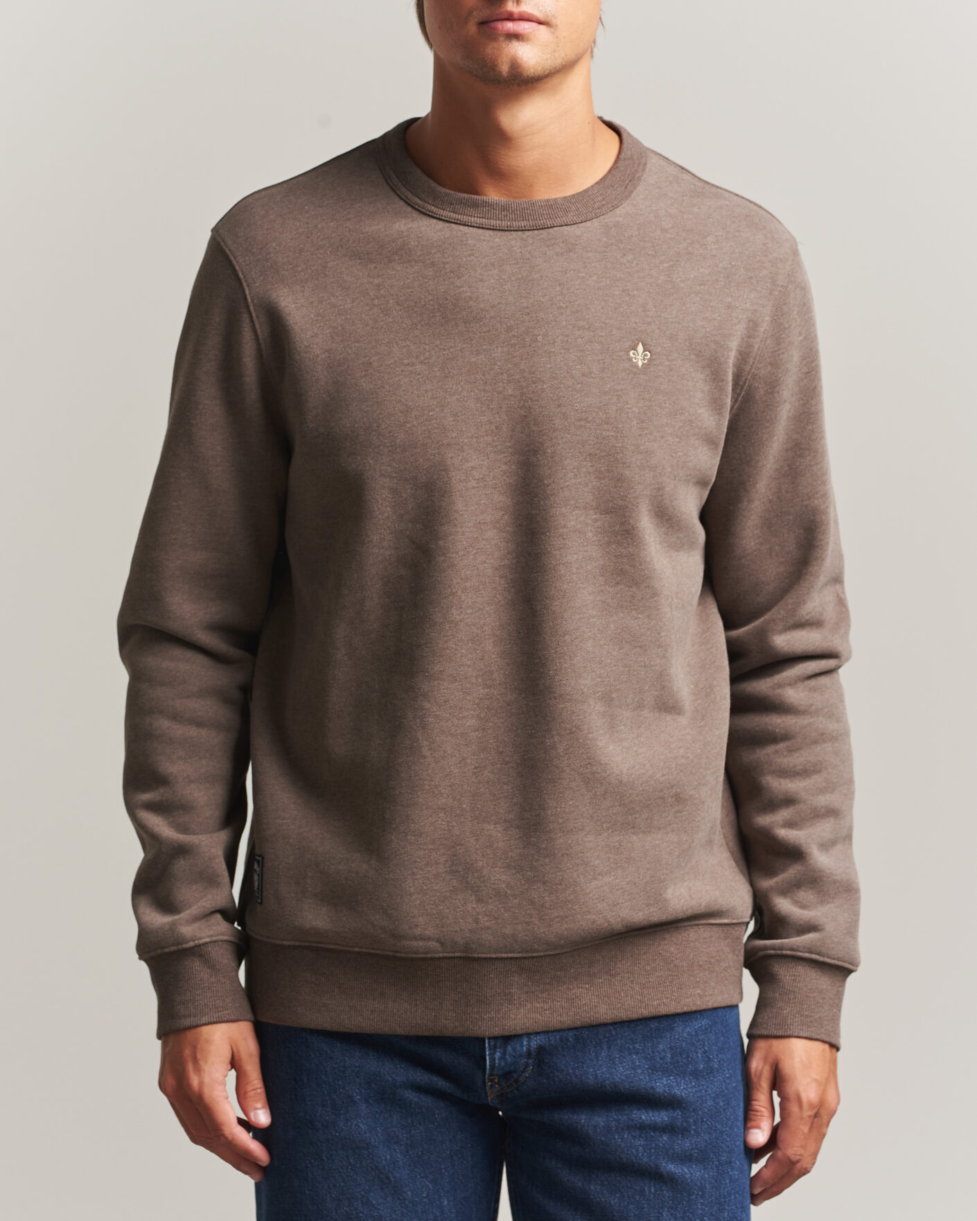 Hombres | Jerséis y prendas de punto | Morris | Brandon Lily Sweatshirt Brown