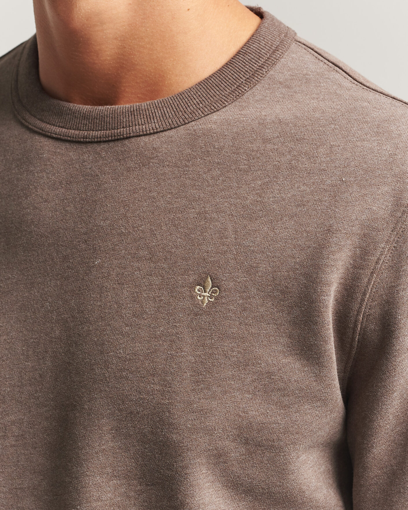 Hombres | Jerséis y prendas de punto | Morris | Brandon Lily Sweatshirt Brown