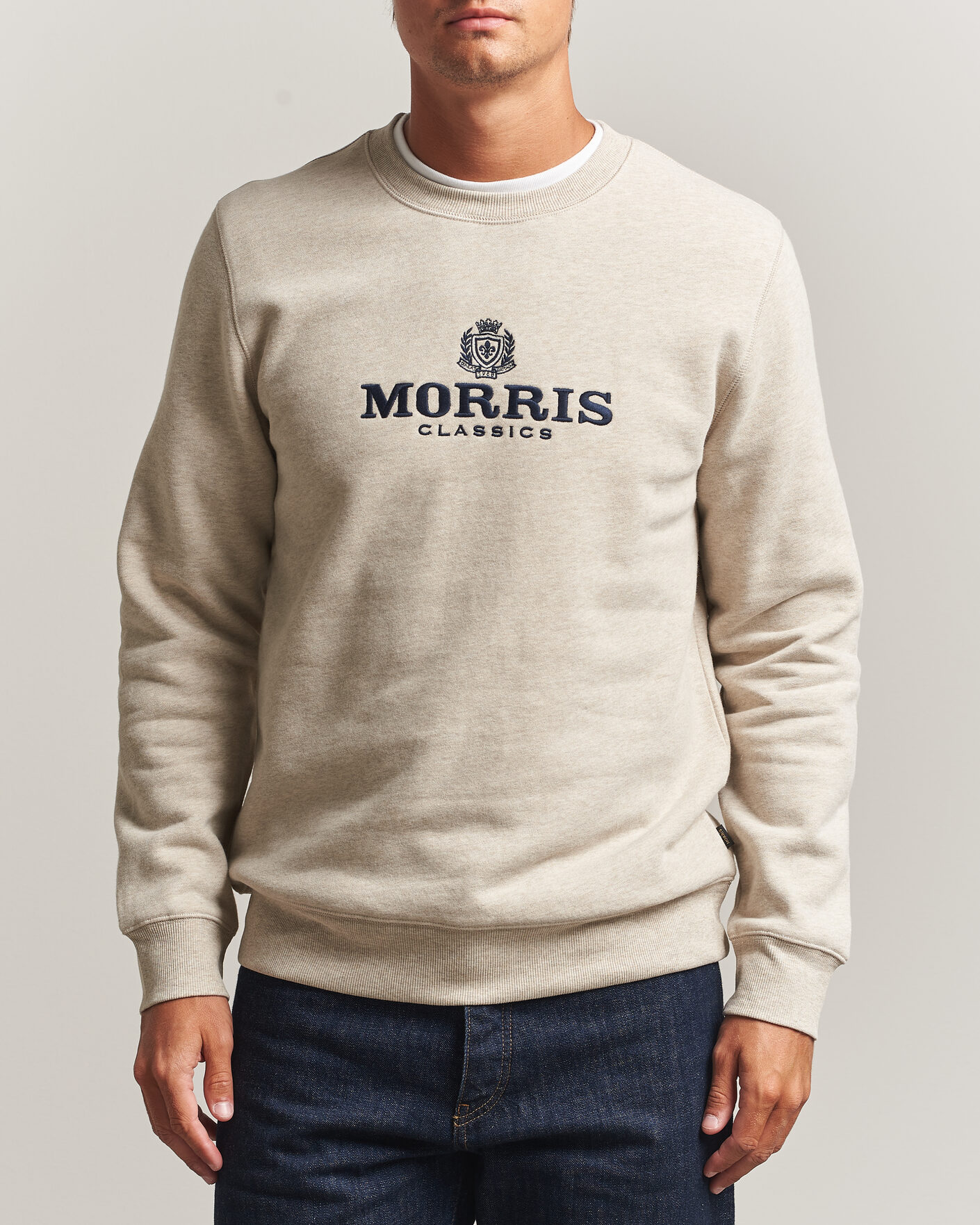 Hombres | Jerséis y prendas de punto | Morris | Brian Sweatshirt Khaki