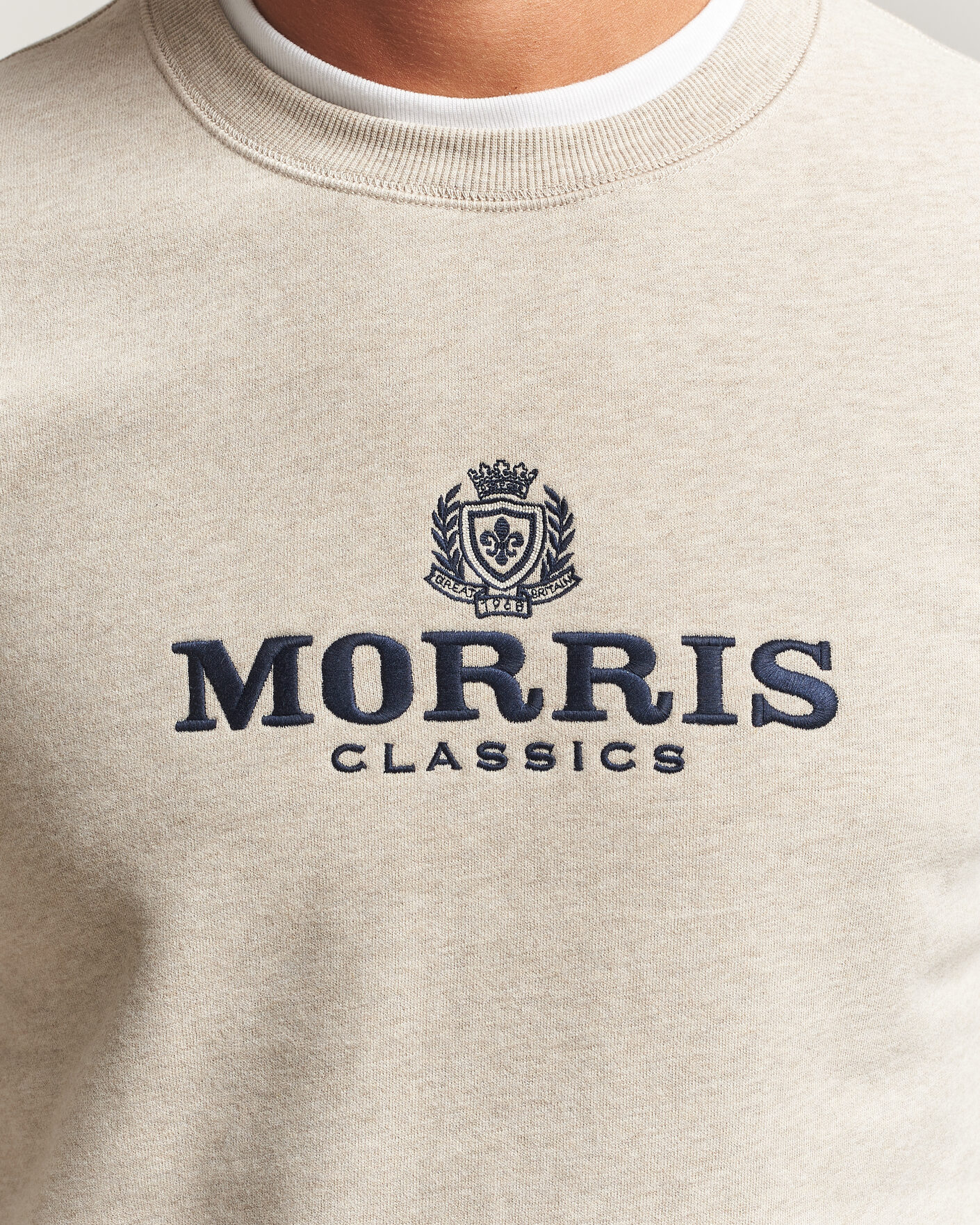 Hombres | Jerséis y prendas de punto | Morris | Brian Sweatshirt Khaki