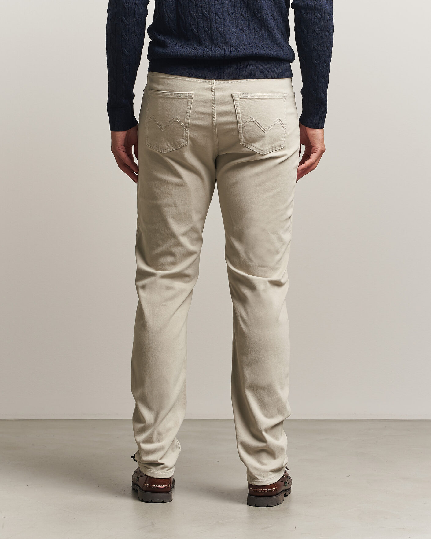 Hombres | Pantalones | Morris | James Brushed 5-Pocket Pant Khaki