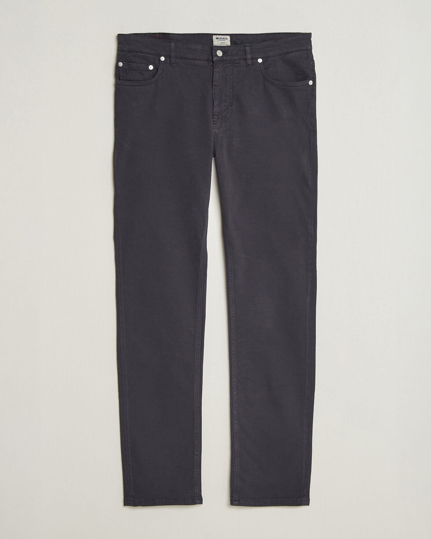 Hombres | Pantalones | Morris | James Brushed 5-Pocket Pant Blue