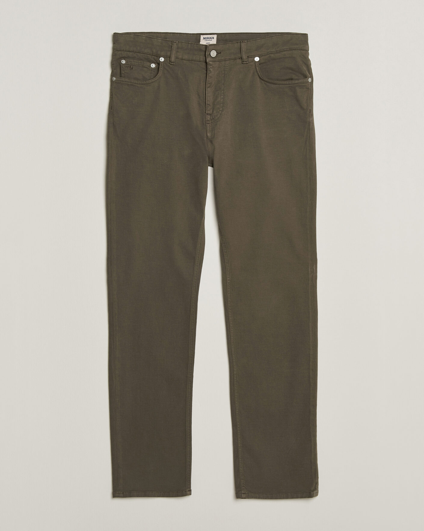 Hombres | Pantalones | Morris | James Brushed 5-Pocket Pant Olive