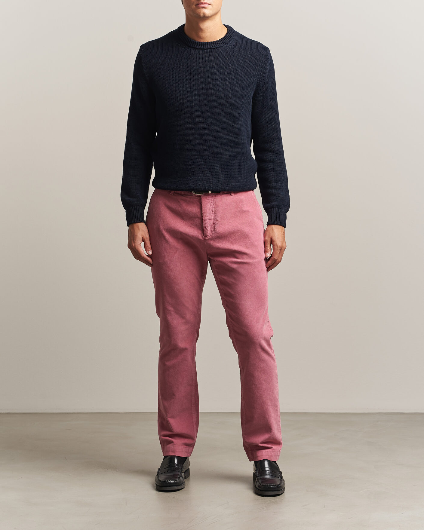 Hombres | Pantalones | Morris | Jeffrey Cord Chino Cerise
