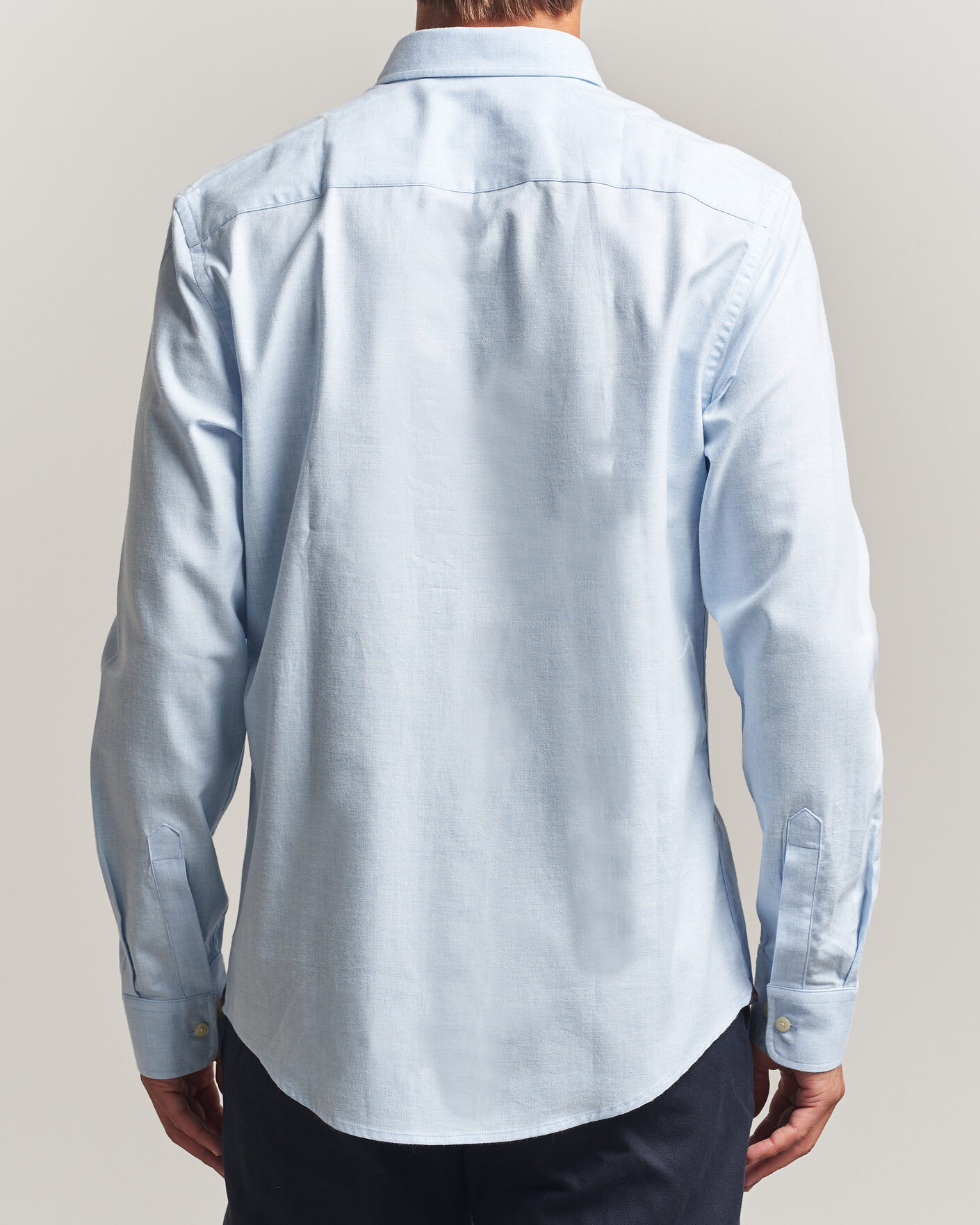 Hombres | Camisas | Morris | Watts Flannel Shirt Light Blue