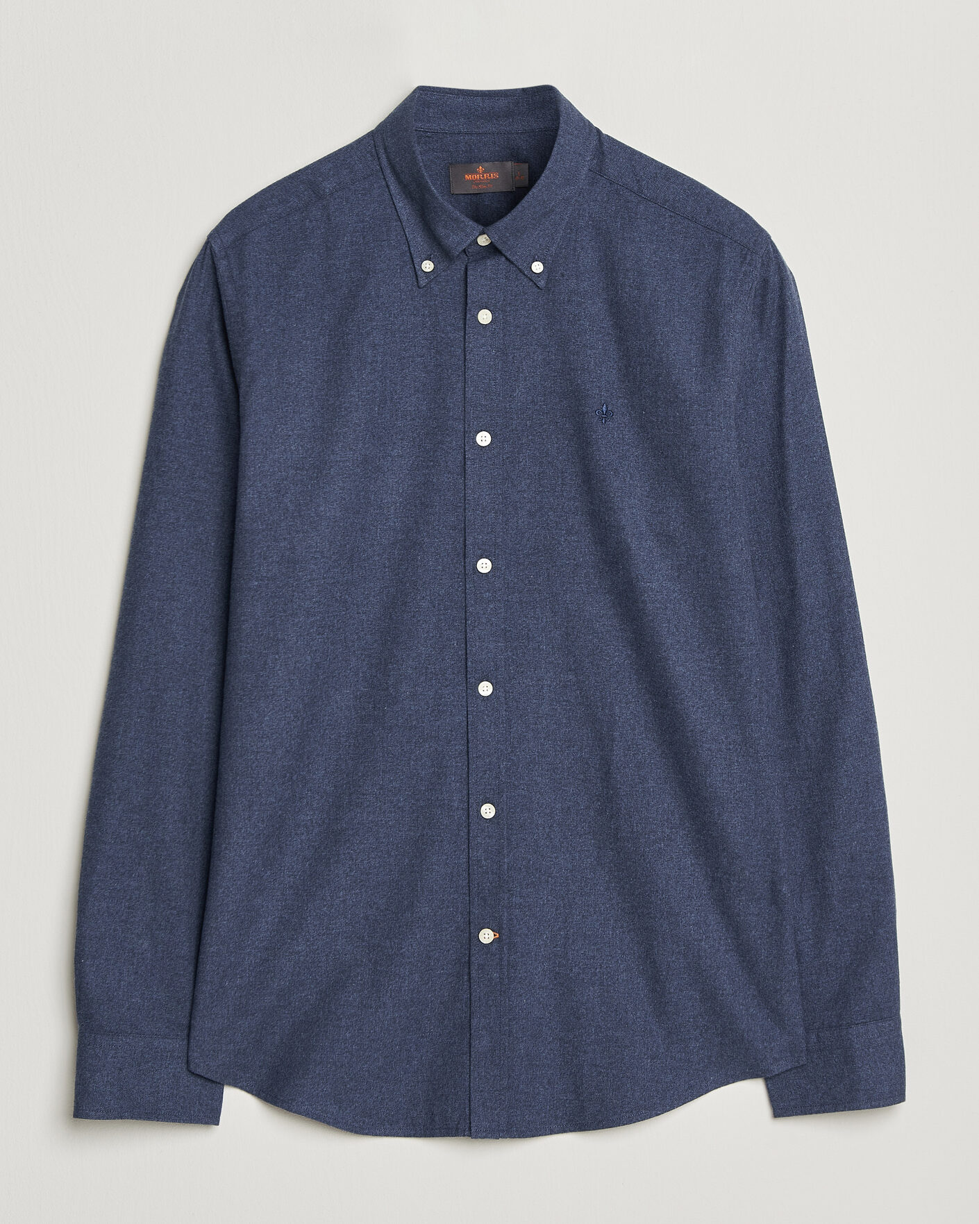 Hombres | Camisas | Morris | Watts Flannel Shirt Navy
