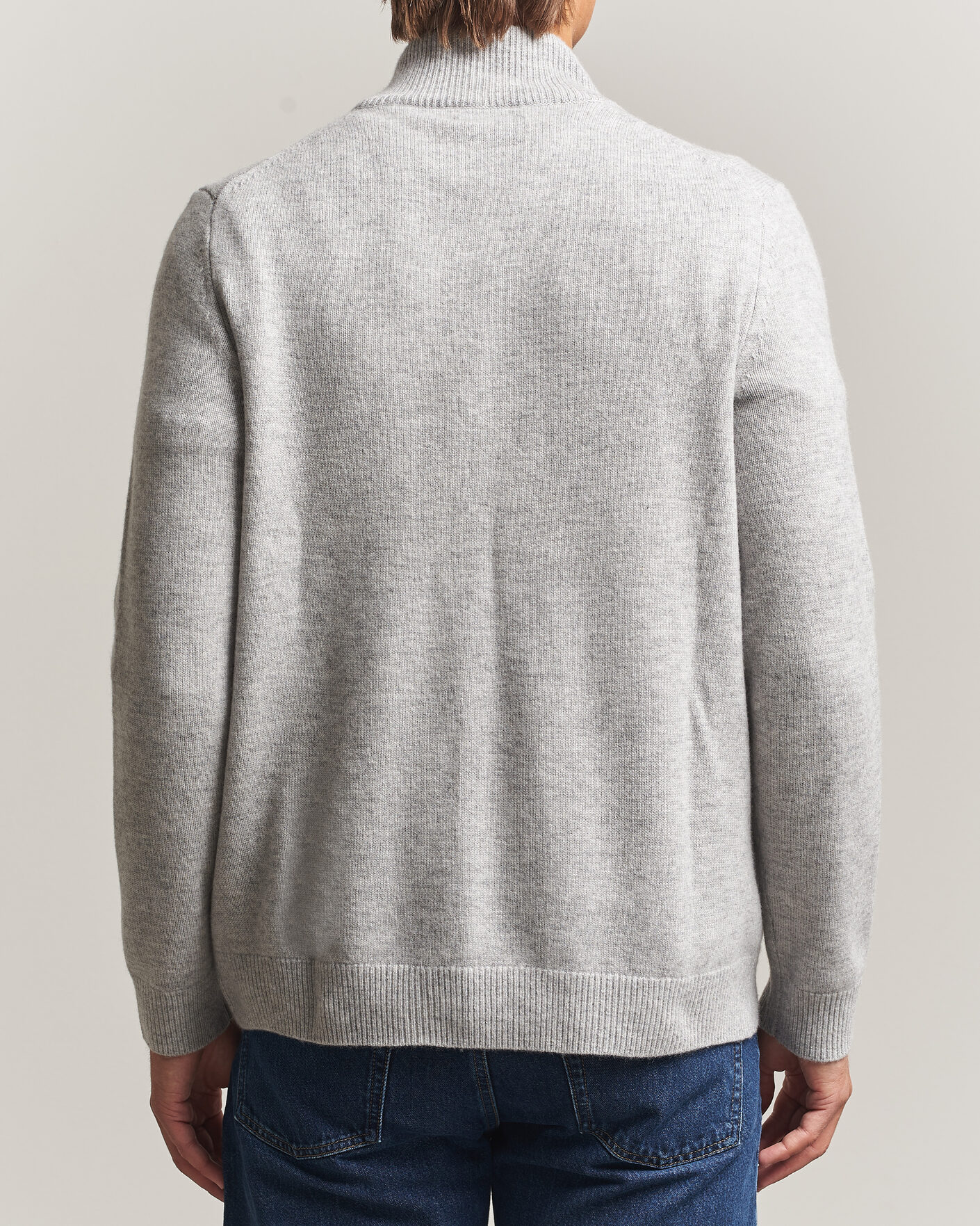 Hombres | Jerséis y prendas de punto | Morris | Hertford Button Cardigan Grey