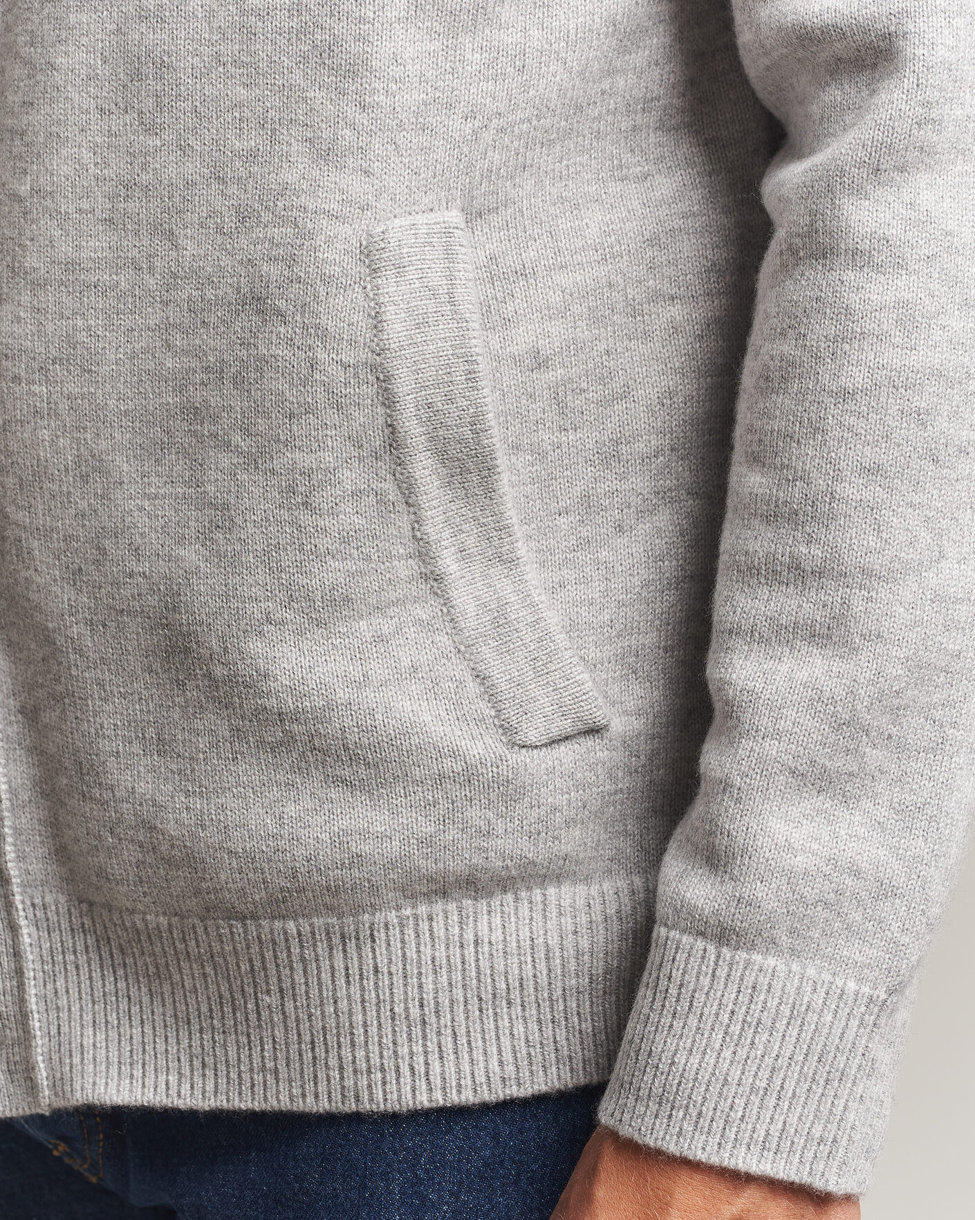 Hombres | Jerséis y prendas de punto | Morris | Hertford Button Cardigan Grey